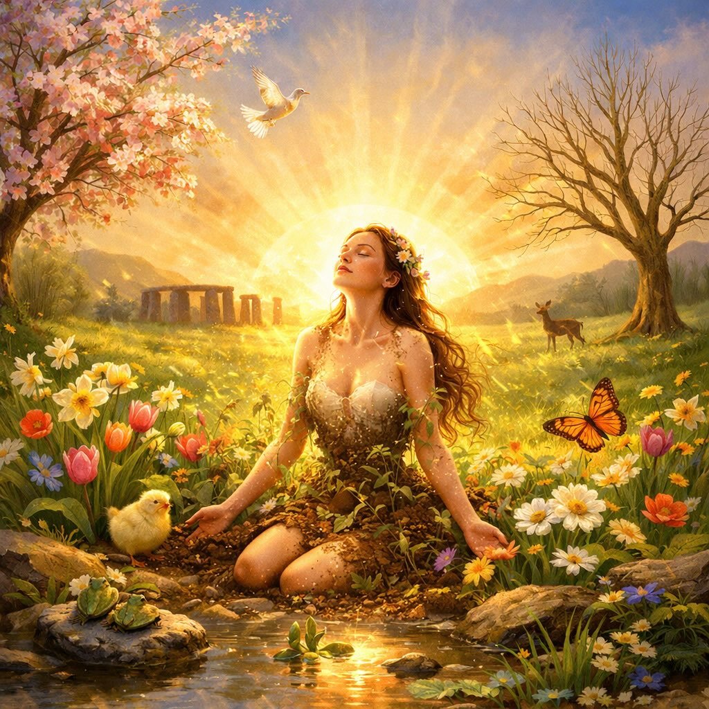 Spring Equinox Transmission of light. March  20th @11:30 am EST on Zoom. Register using Linktree in My bio #rebirth#springequinox #lightcodes