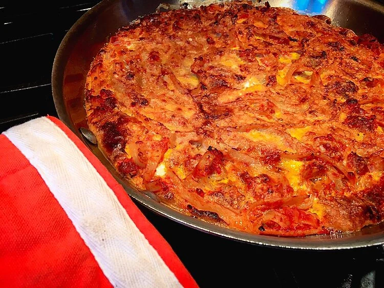 Leftover Pasta? Make a Frittata!