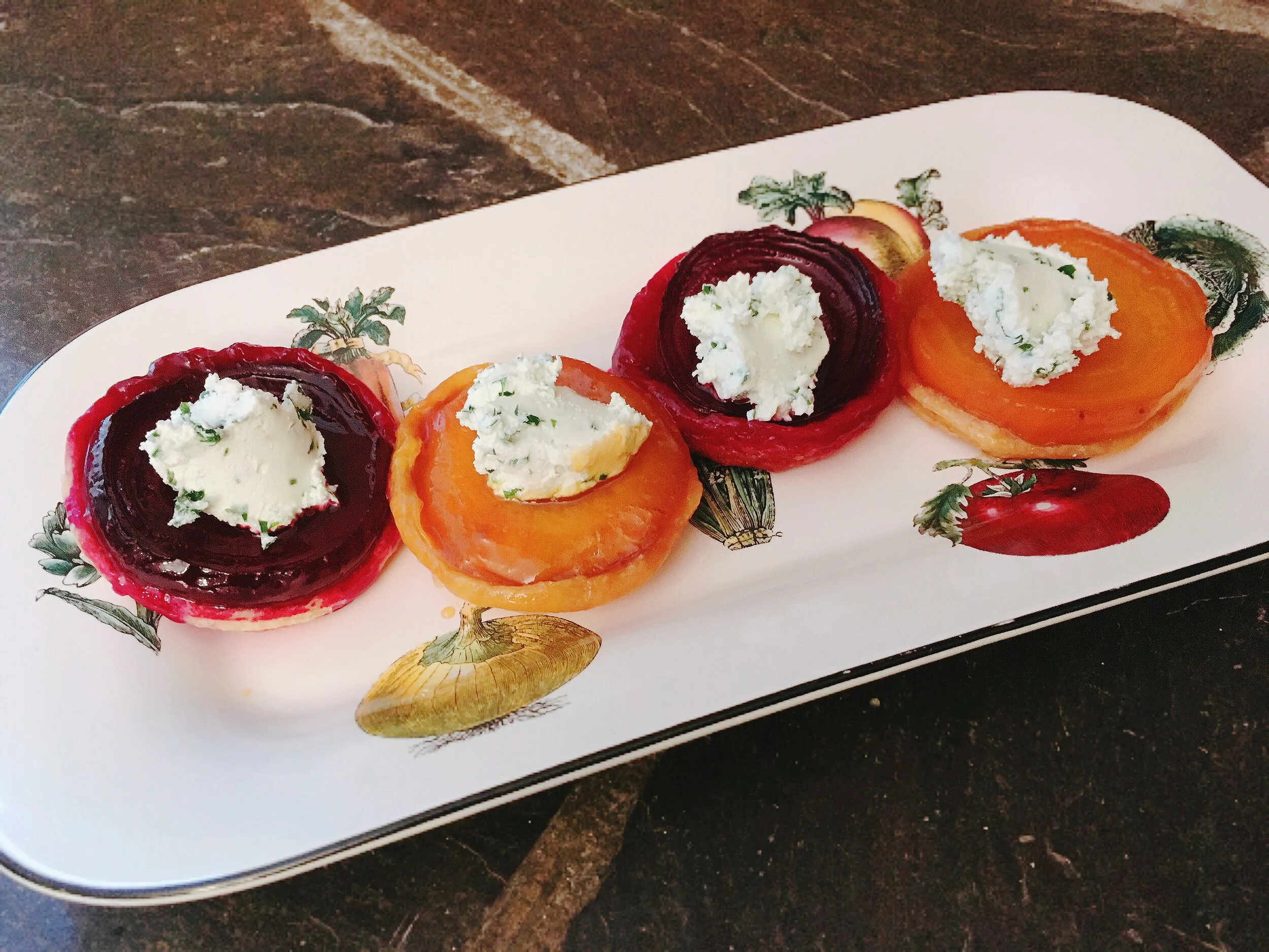 Tartes Tatin with Roasted Beets