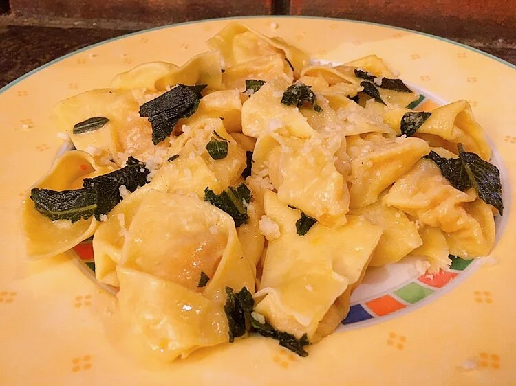 Pumpkin Cappellacci (I wish I were a Pasta Granny)