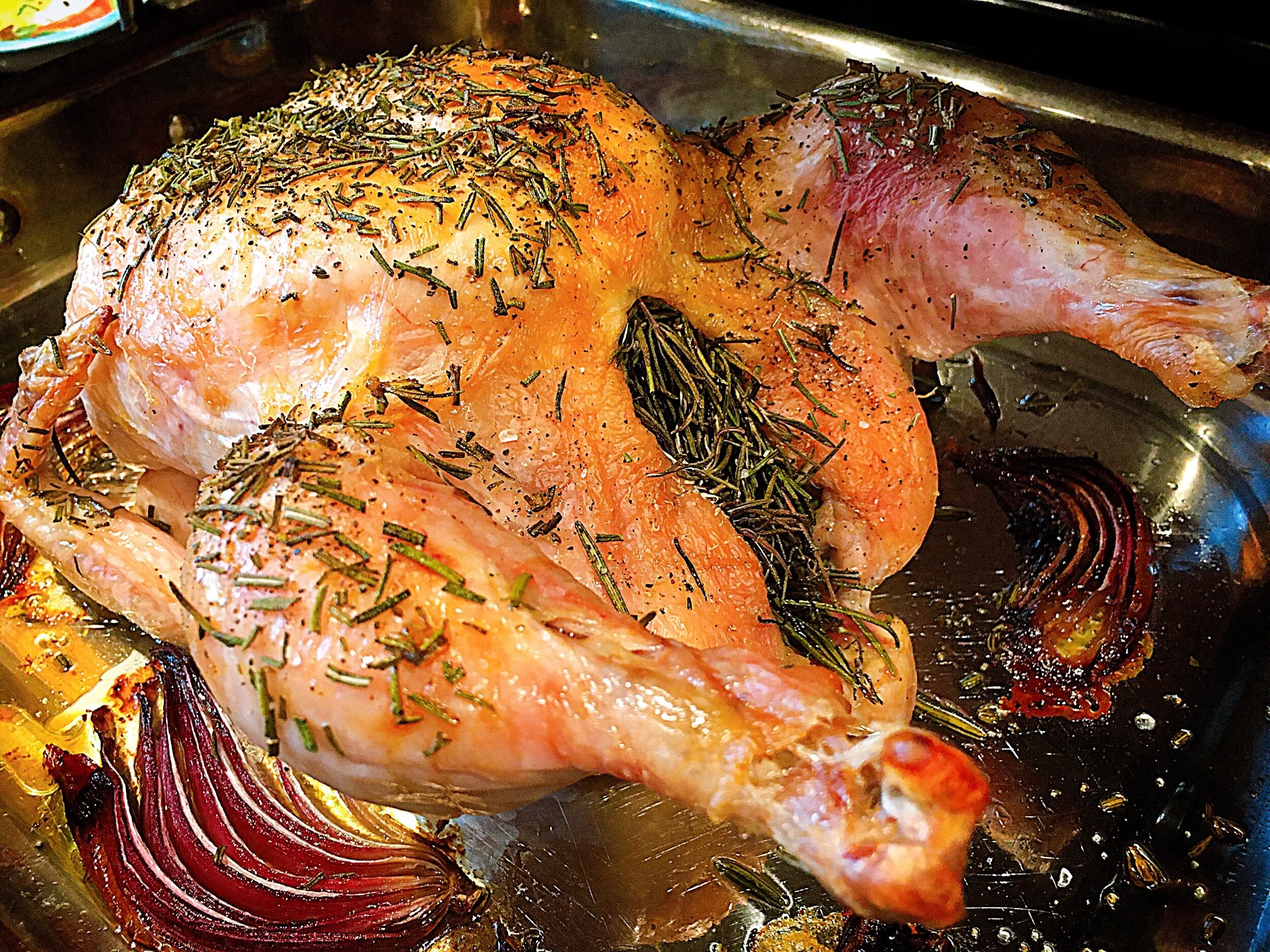 Chicken Stuffed with Rosemary