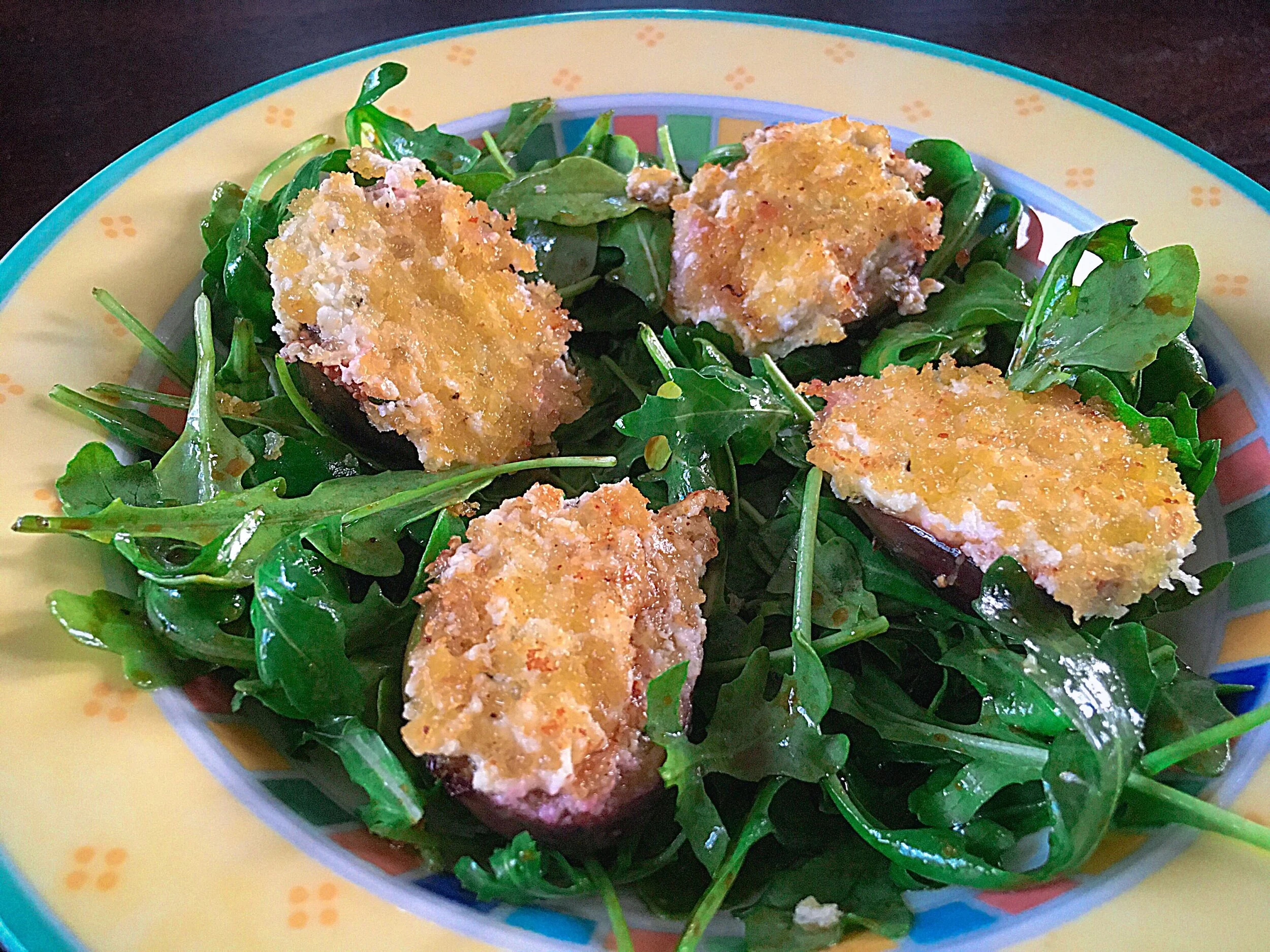 Berkshire Eagle Column: Salad with Goat Cheese-Stuffed Figs