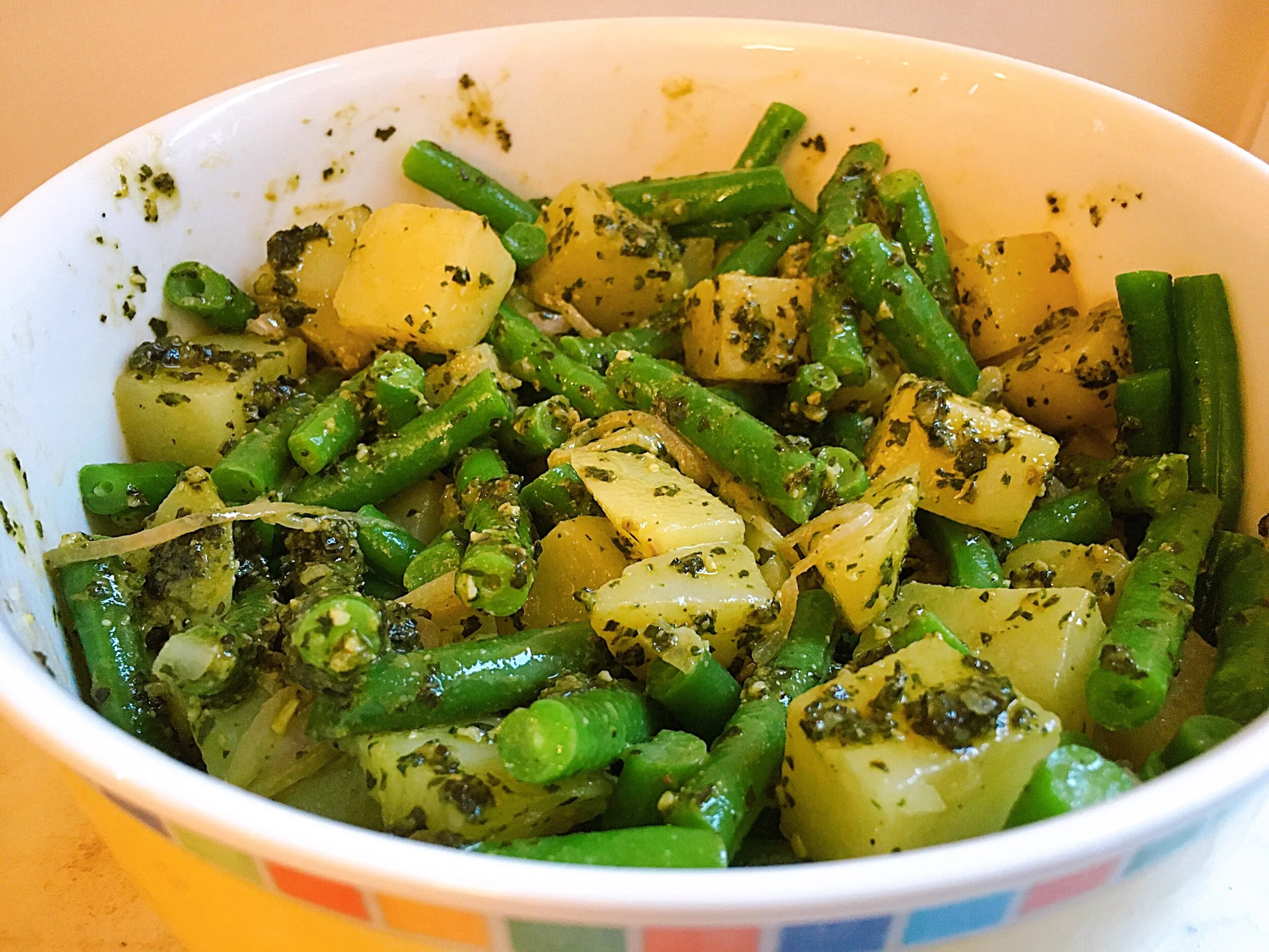 Berkshire Eagle Column: Pesto, Potato, and Green Bean Salad