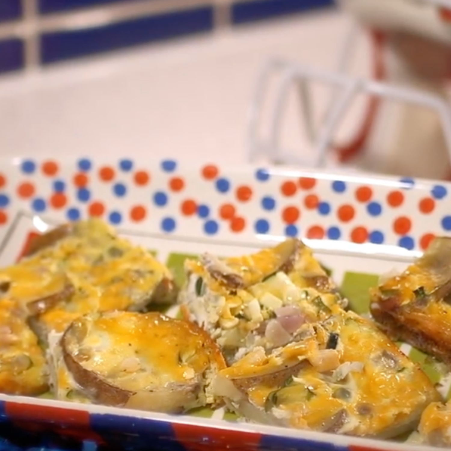 Potato Crusted Zucchini Frittata 