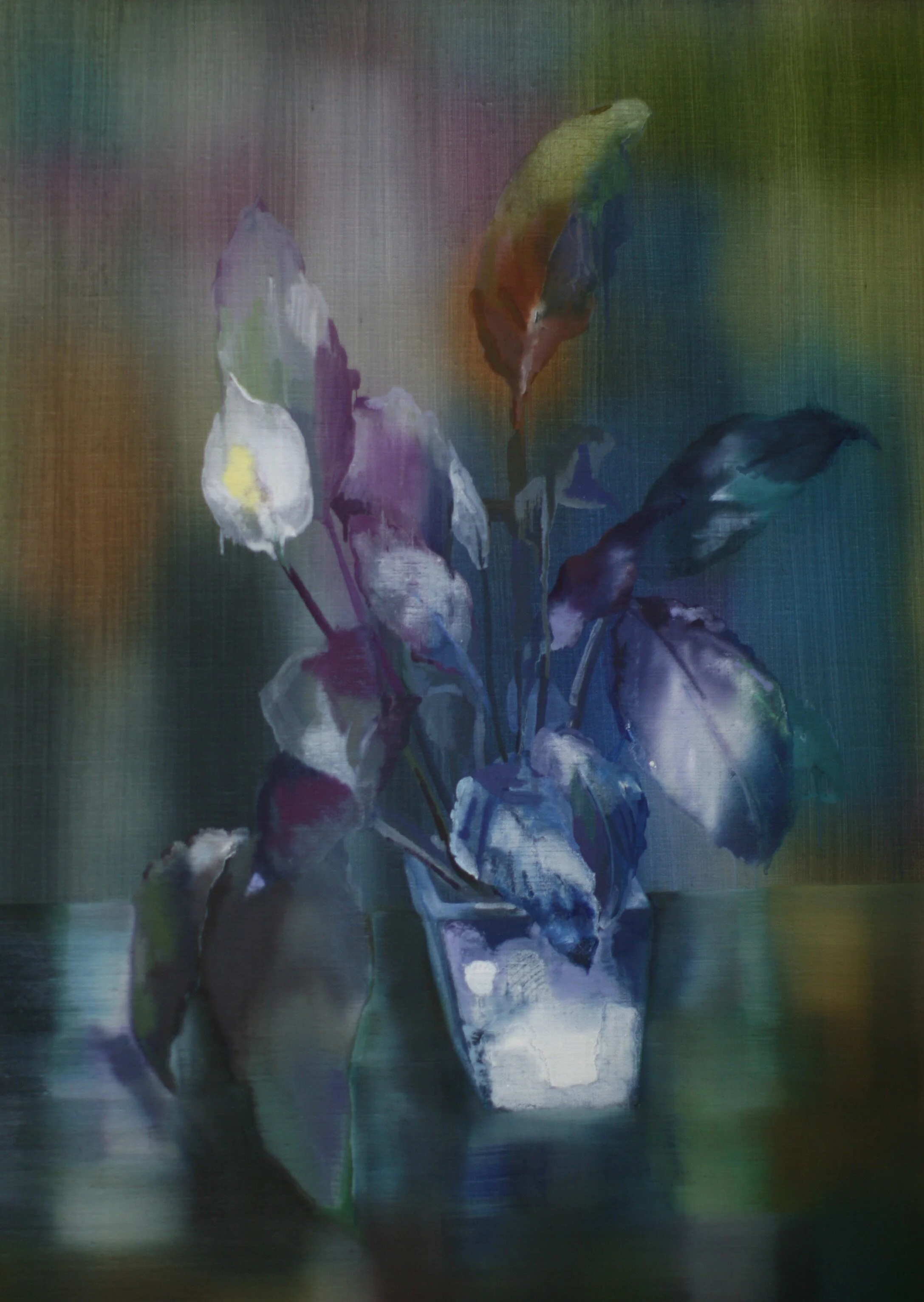 “Flowerpot” 75,5x57 cm, Öl auf Leinwand, 2018