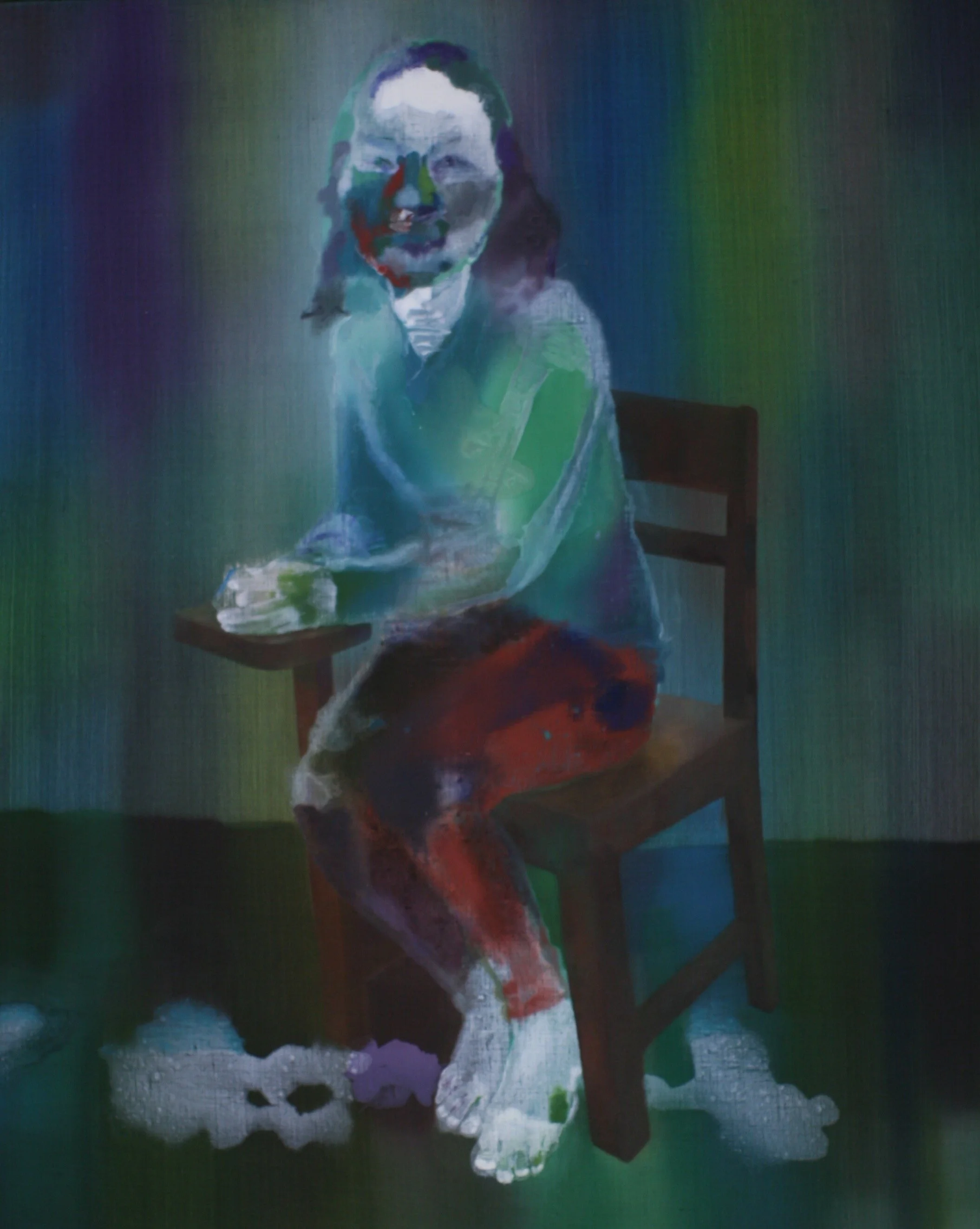 “Self-Portrait” 91x73 cm, Öl auf Leinwand, 2018