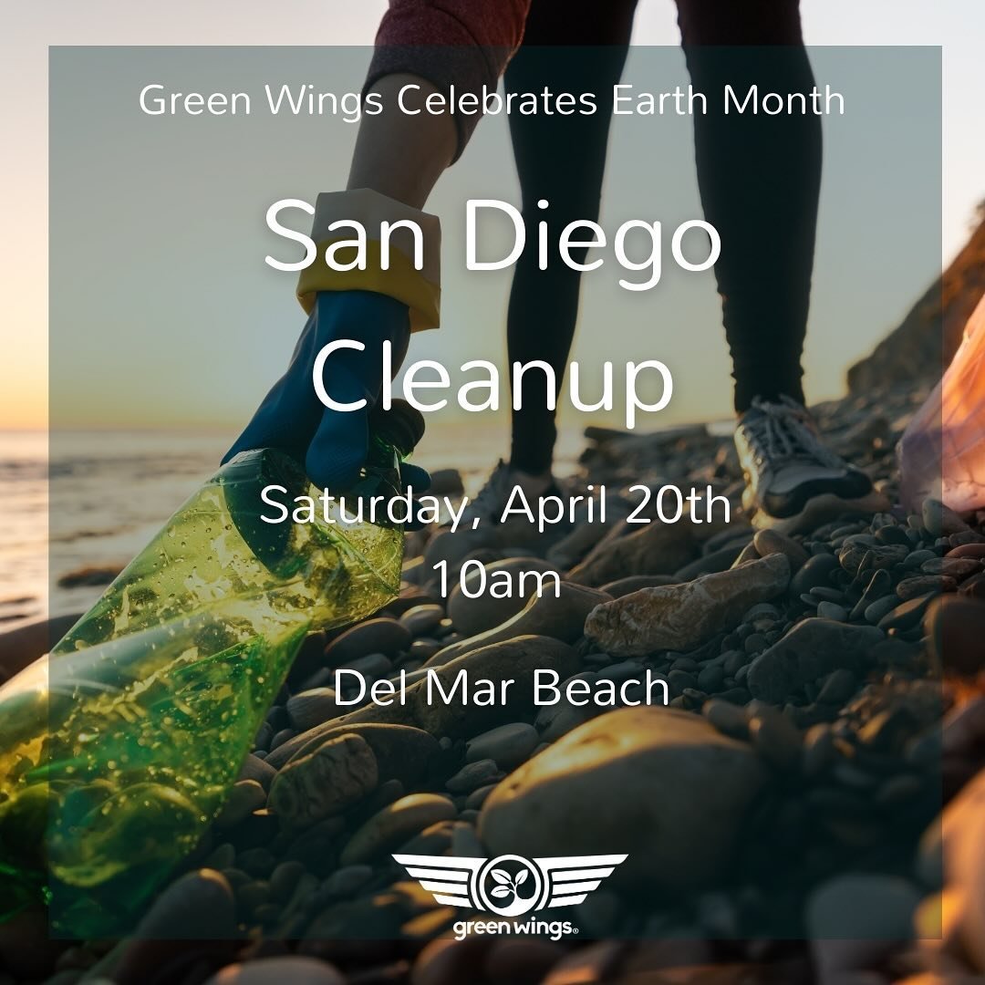 SAN DIEGO

🌎 Come join our cleanup in celebration of Earth Month! 

🧤We&rsquo;ll be cleaning up Del Mar Beach &amp; grabbing drinks/a bite afterwards.

🔗 First 10 to RSVP get a drink on us! Link in our bio.