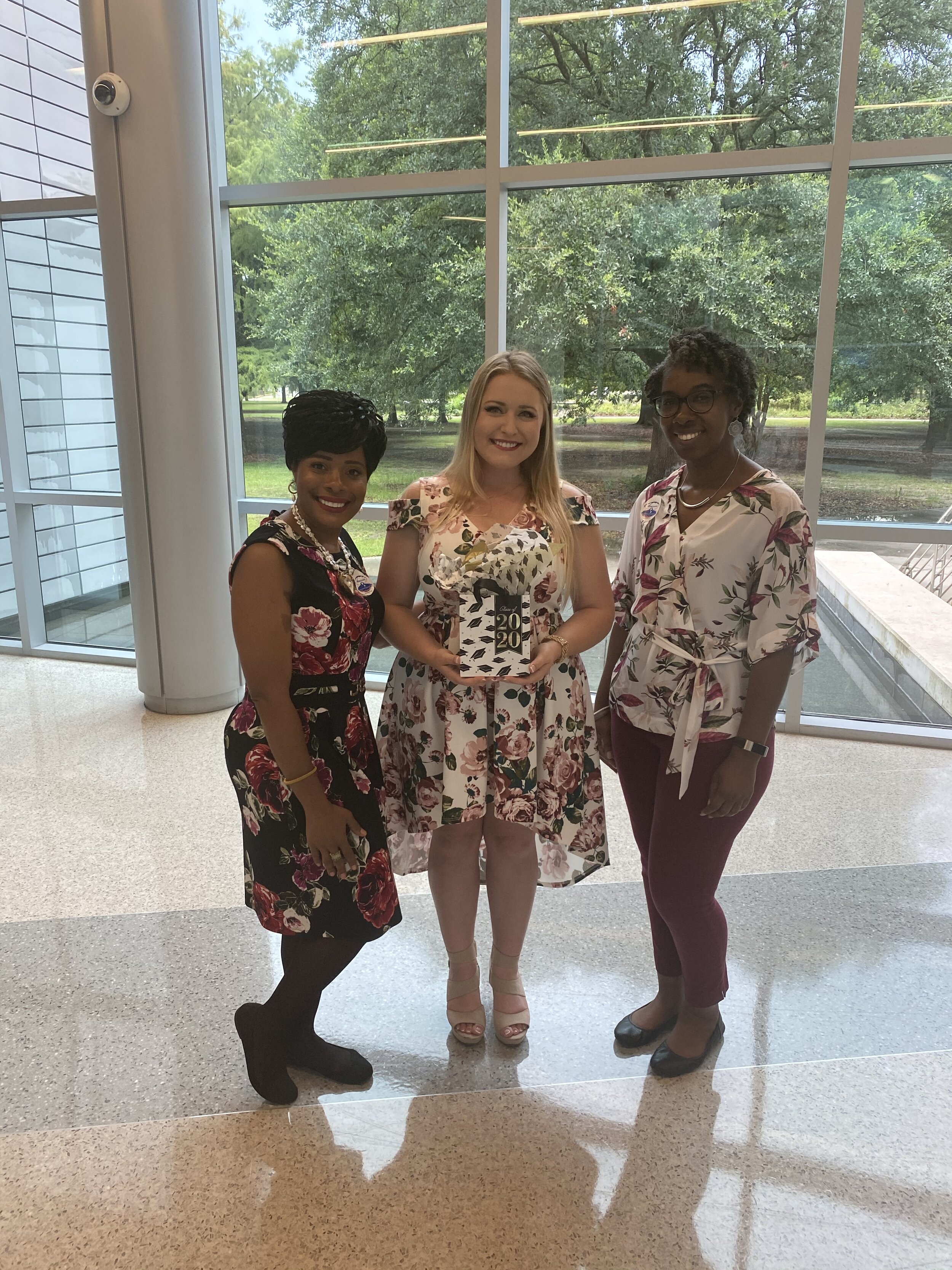 On June 21, AMOA Saluted Ms. Kaleigh H. of Baton Rouge Community College at the Goodwood Library!