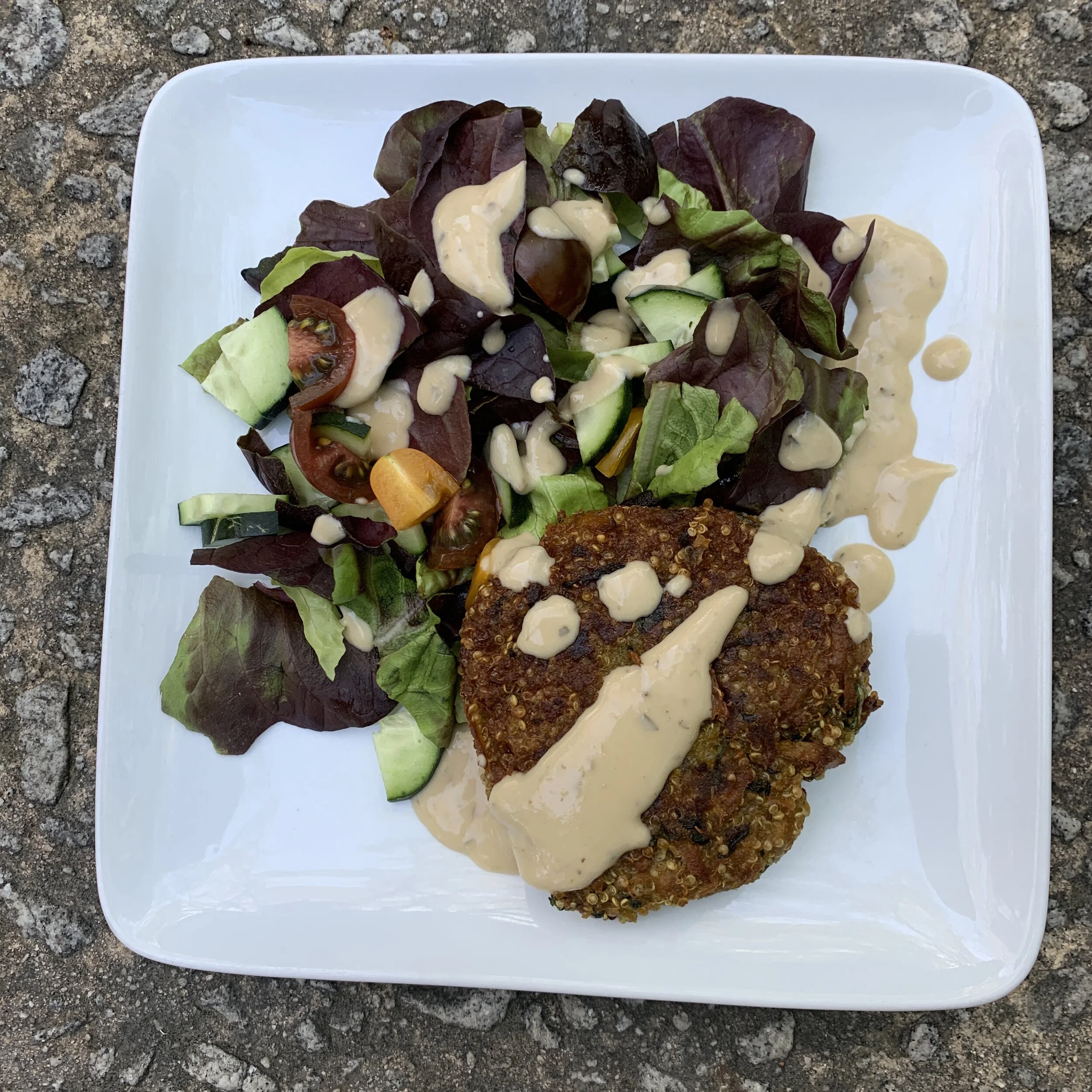 Crispy Quinoa Sweet Potato Fritters 