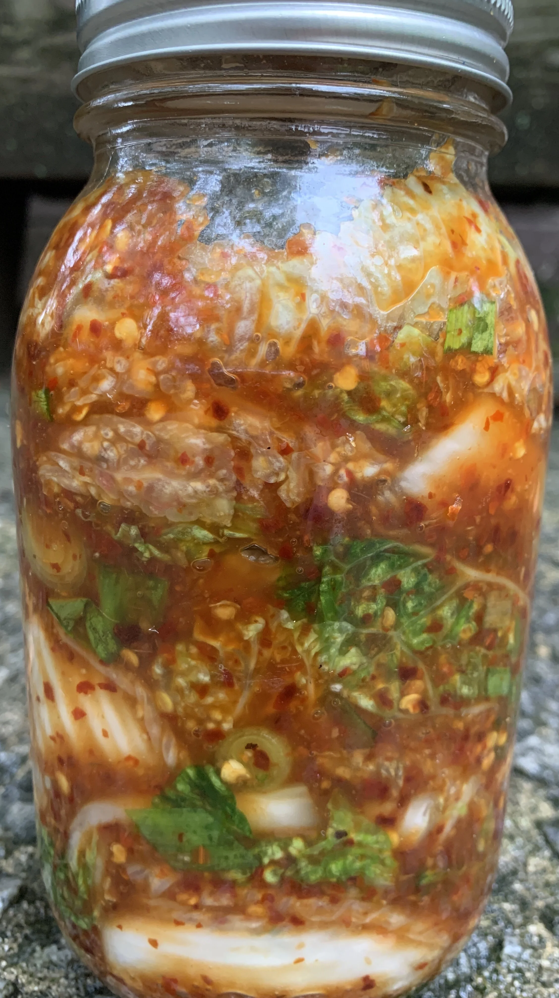 Vegan Napa Cabbage Kimchi