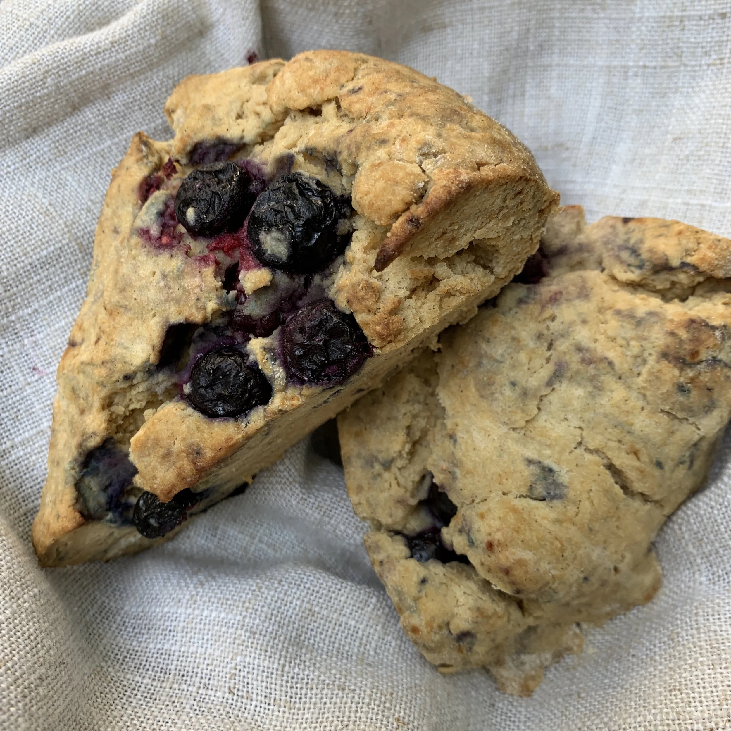 Vegan Gluten Free Mixed Berry Scones