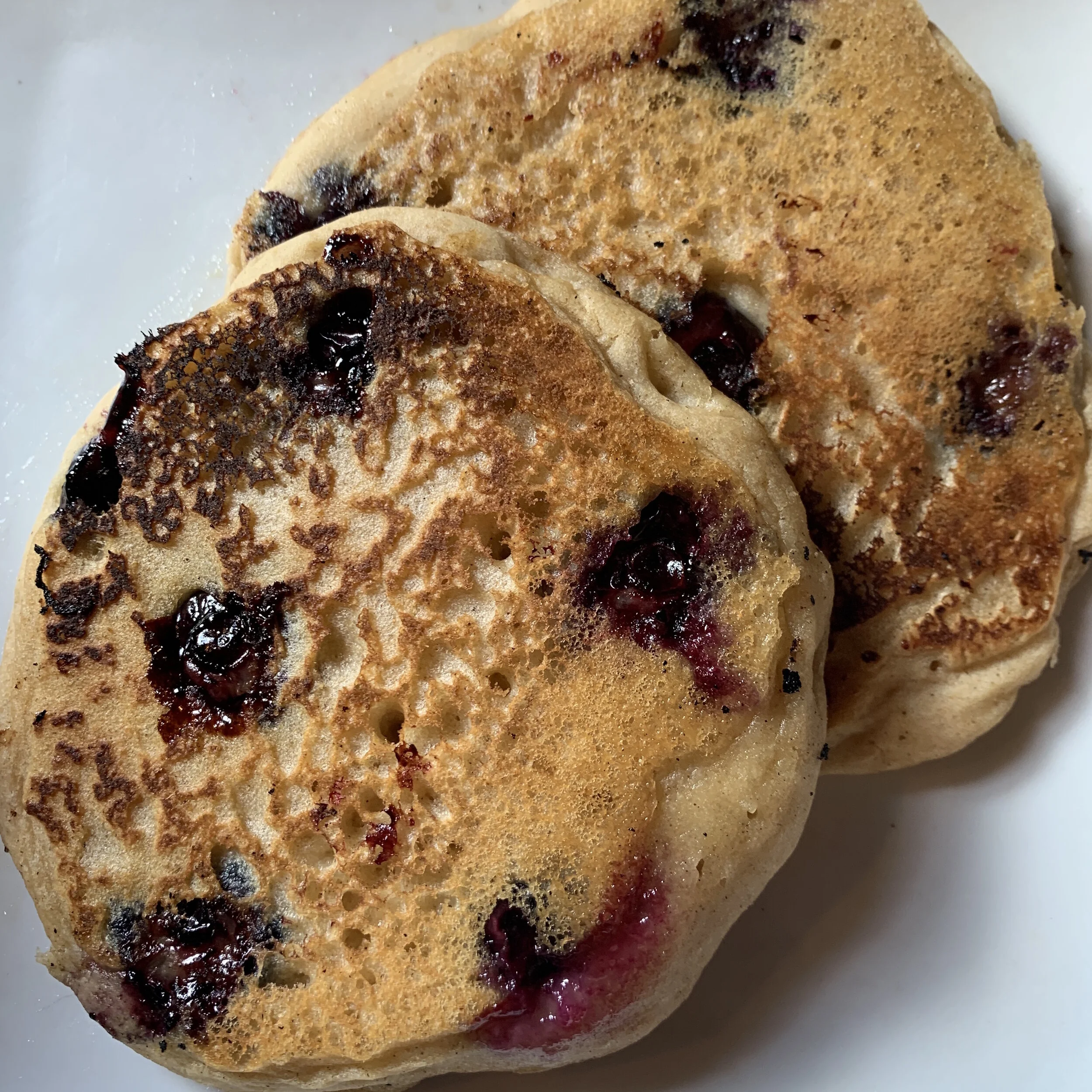 Vegan Gluten Free Blueberry Pancakes