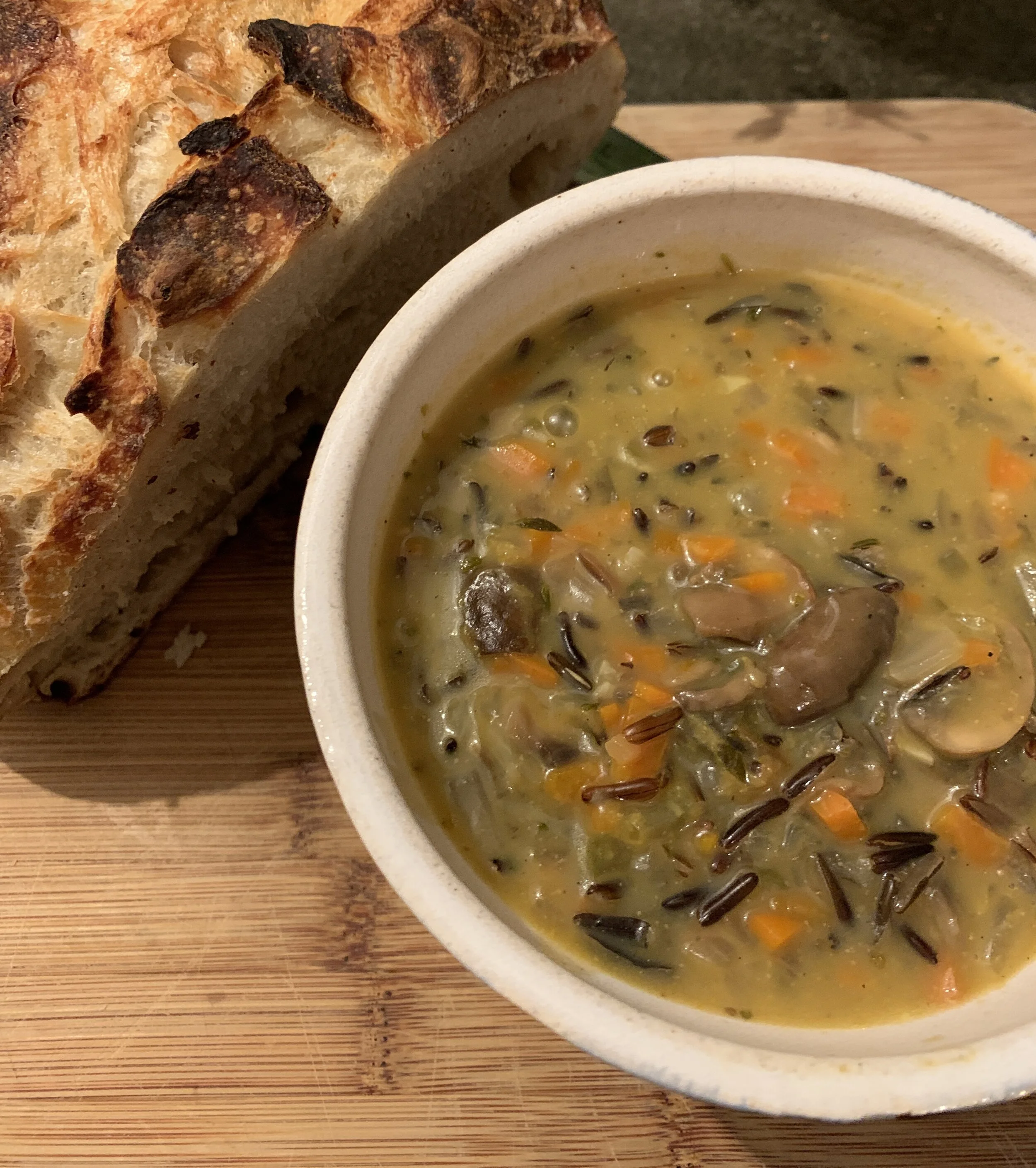 Mushroom Wild Rice Soup