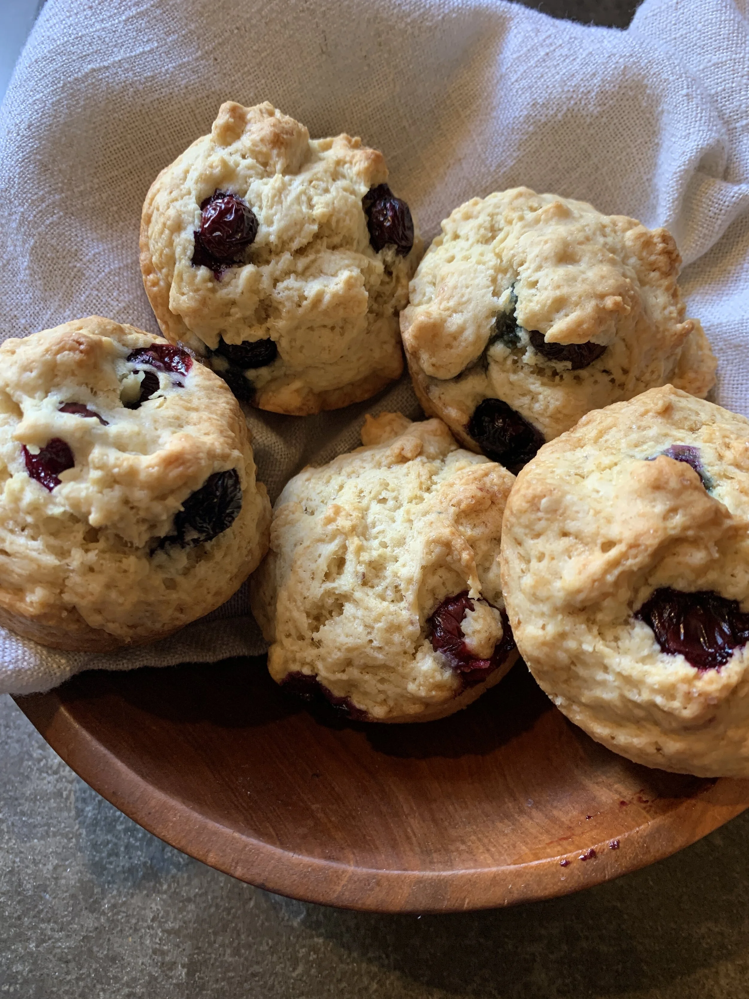 Sourdough Blueberry Muffins