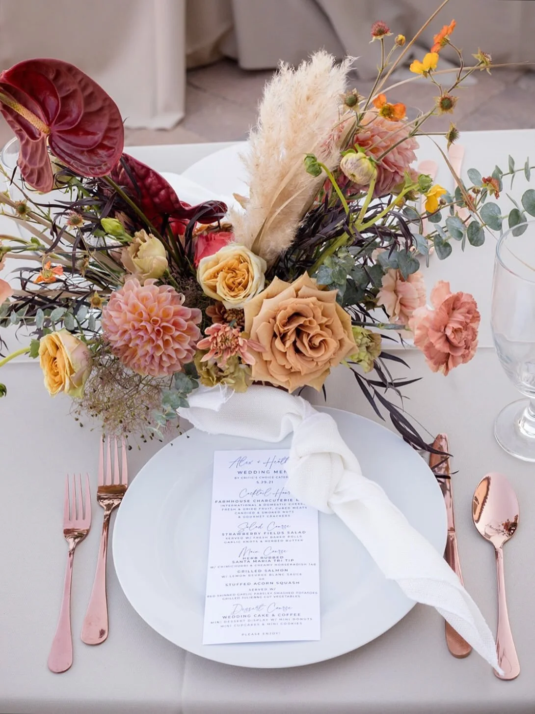 Did you know we go where you go? We had the honor doing full production and catering for this gorgeous fall wedding in the Palm Desert and we love every detail. Wherever your story leads, we&rsquo;ll be there to make it unforgettable. 🍂✨
.
.
.
#SoCa