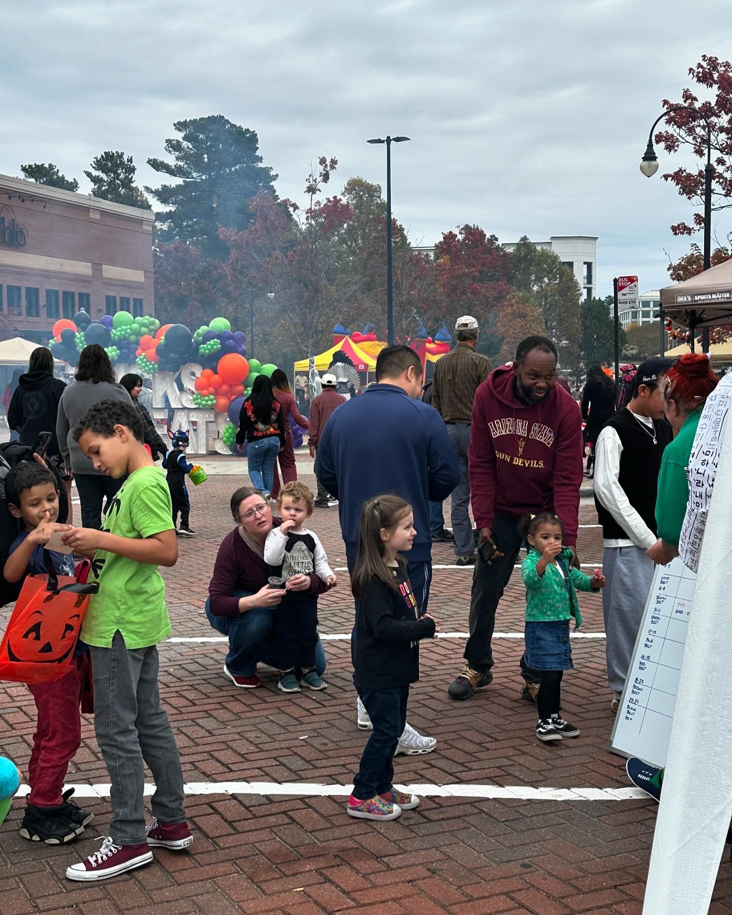 Brier Creek Commons hosted its first ever Tricks N Treats event this past weekend- we had a ton of fun at this event - ghosts and goblins from all over came out to trick n treat, dance and more! With tons of candy finding their way in to their trick 