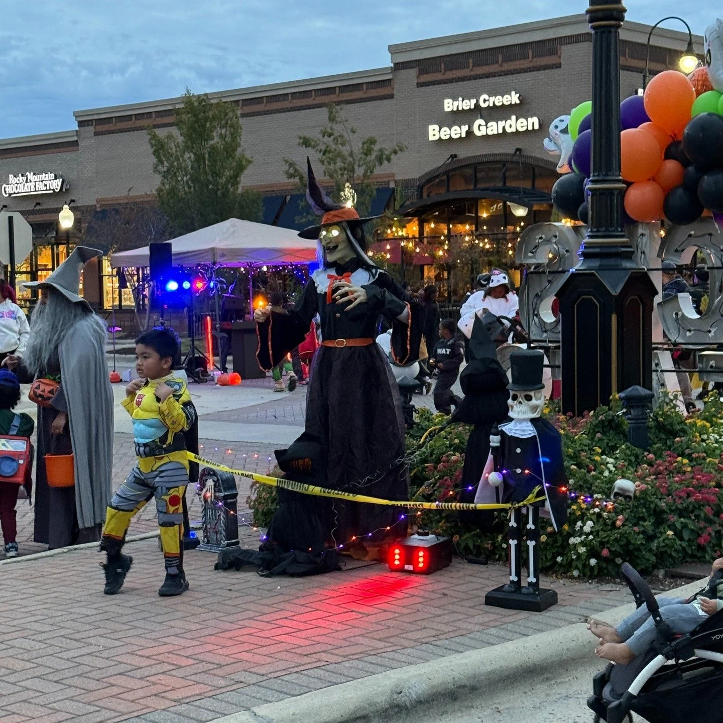 Our last Halloween stop was Brier Creek Commons, where the Brier Creek community knows how to do Halloween! We had light up displays, games, science experiments, Dj Mark Mcnally and TONS and TONS of Candy! We ended the night with a last minute dance 
