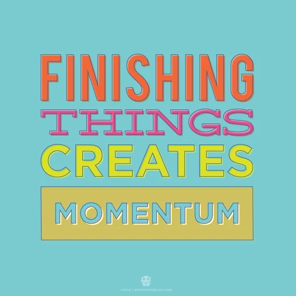Wednesday Words: Creating Momentum