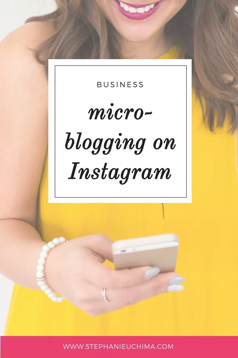 Microblogging on Instagram