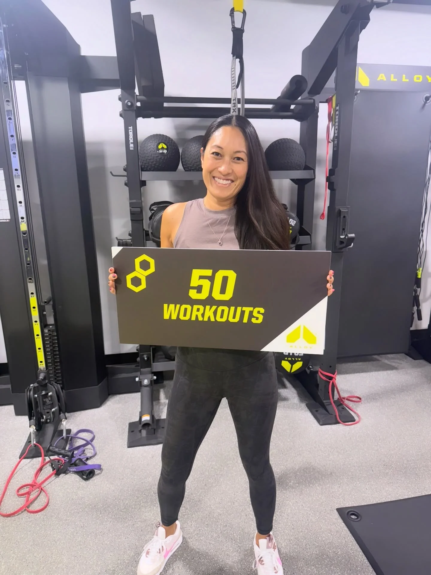 Celebrating a milestone accomplishment for me: 50 workouts at @alloy_palosverdes in the last 7 months. 

I was never a regular &ldquo;fitness / working out person&rdquo;. I didn&rsquo;t play team sports. I wasn&rsquo;t an &ldquo;athlete&rdquo; and I 