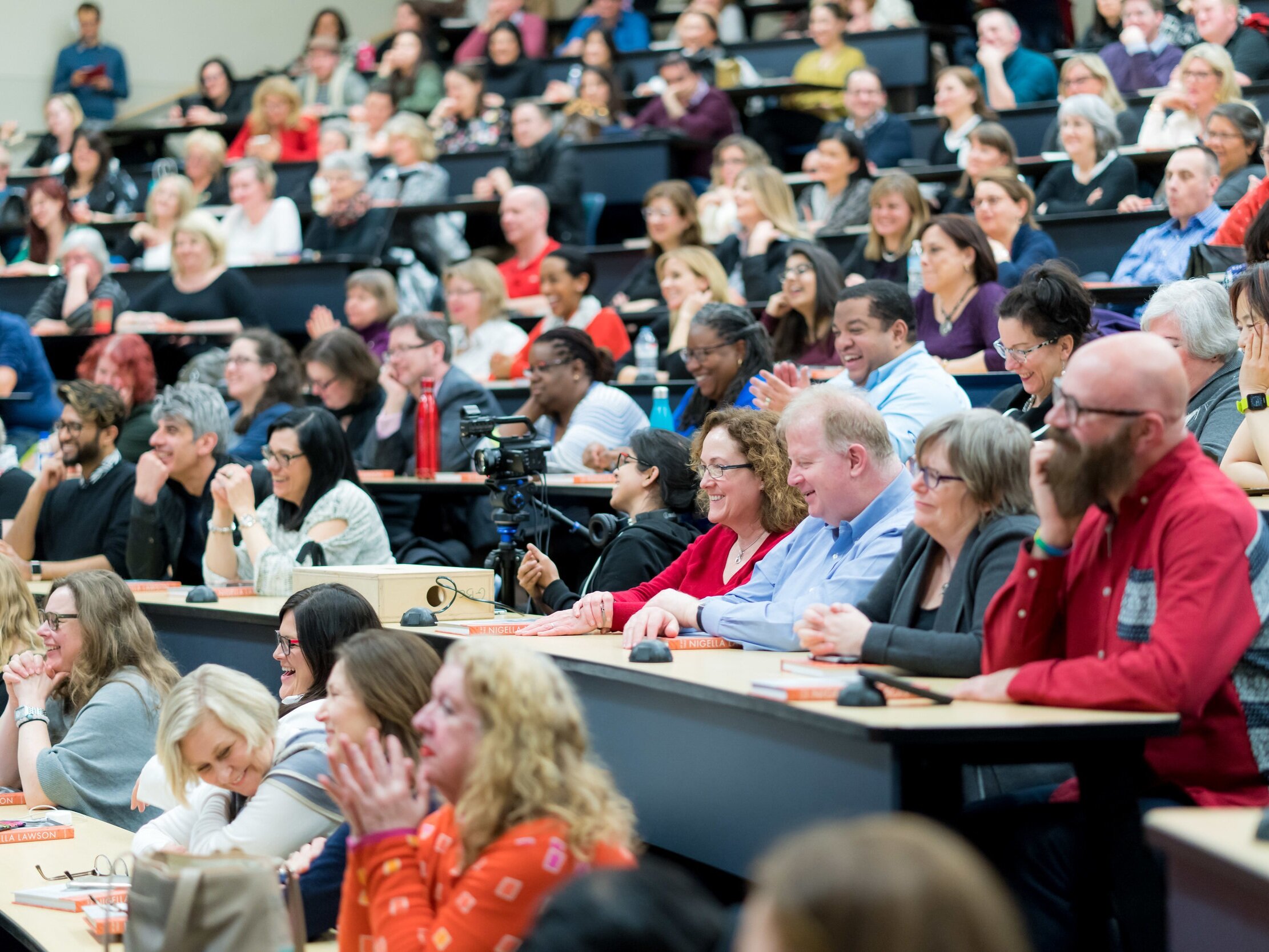 Guests attending an In Conversation Event: at George Brown College's Centre for Hospitality & Culinary Arts