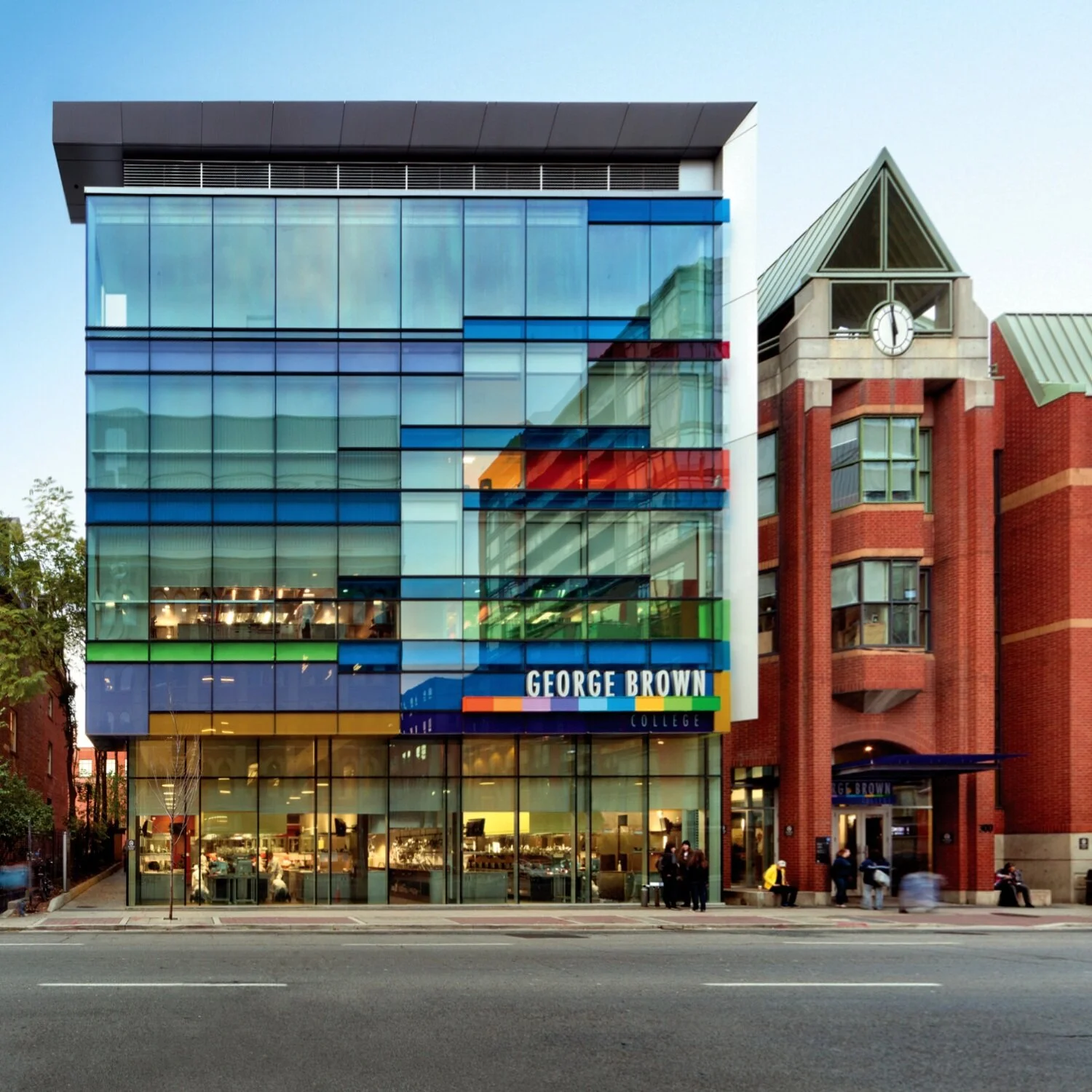 The Centre for Hospitality & Culinary Arts building at 300 Adelaide Street East, George Brown College, Toronto