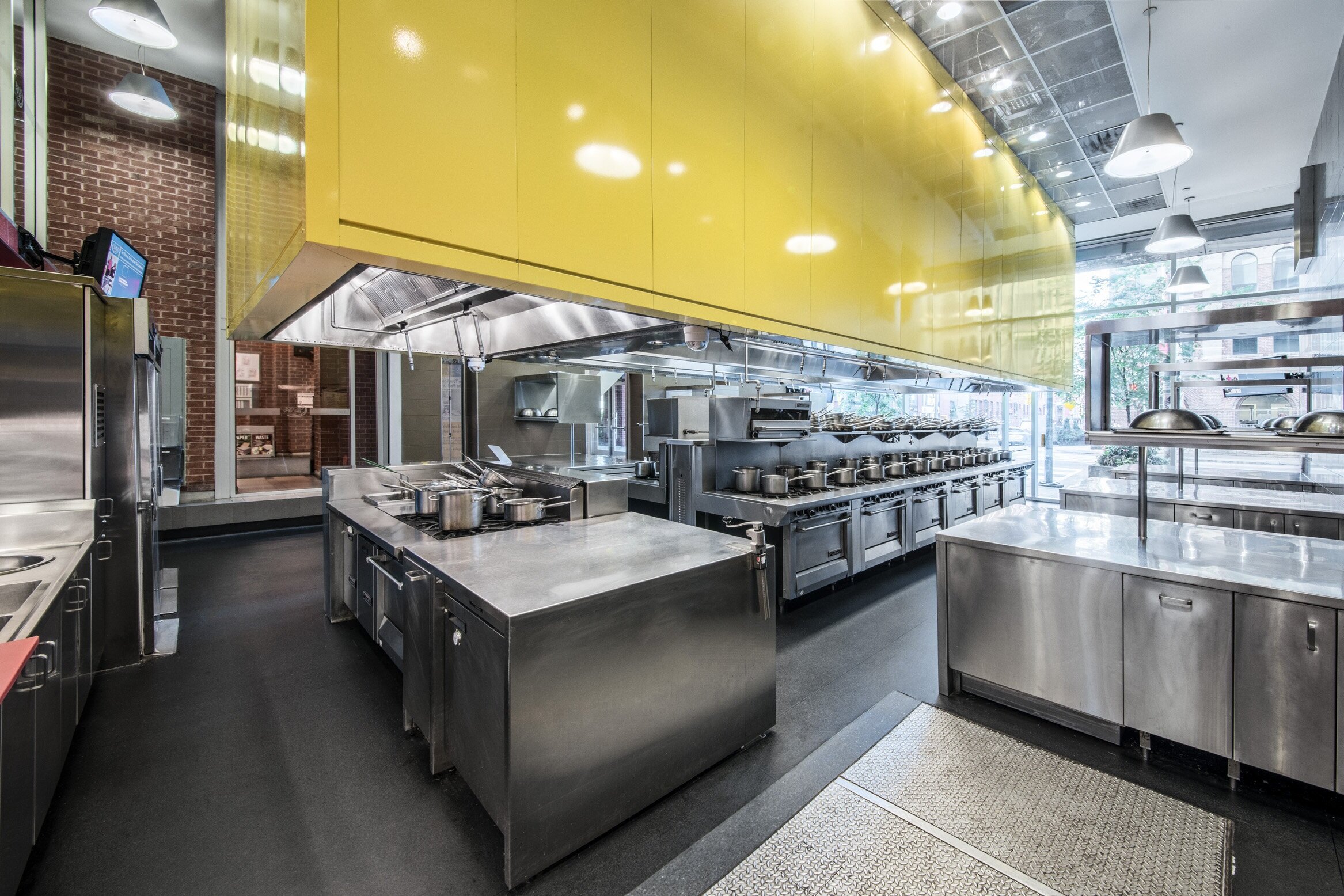 Second alternate view of a Culinary Kitchen Lab at the Centre for Hospitality &amp; Culinary Arts at George Brown College