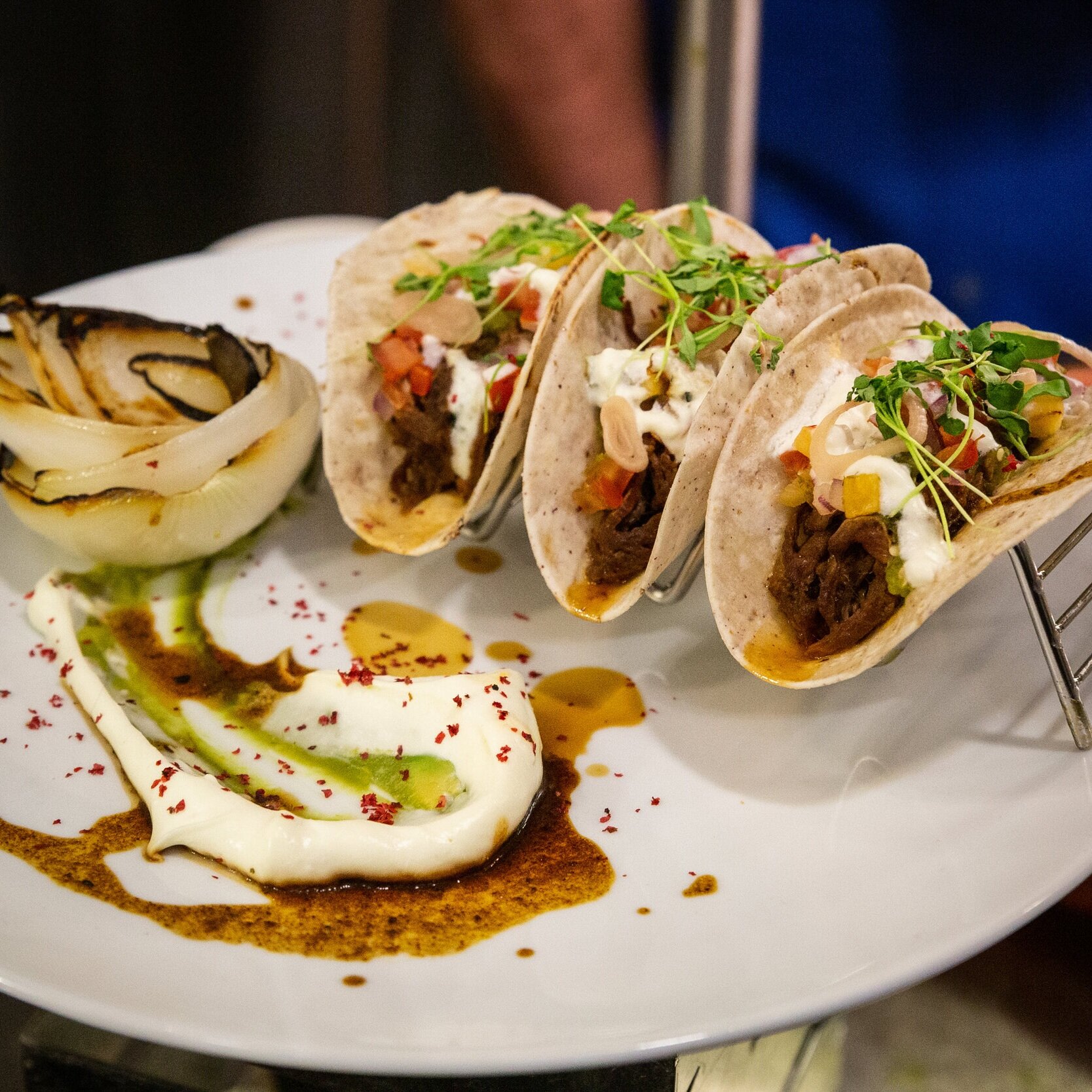 Beef Tacos at The Café at the Centre for Hospitality &amp; Culinary Arts at George Brown College