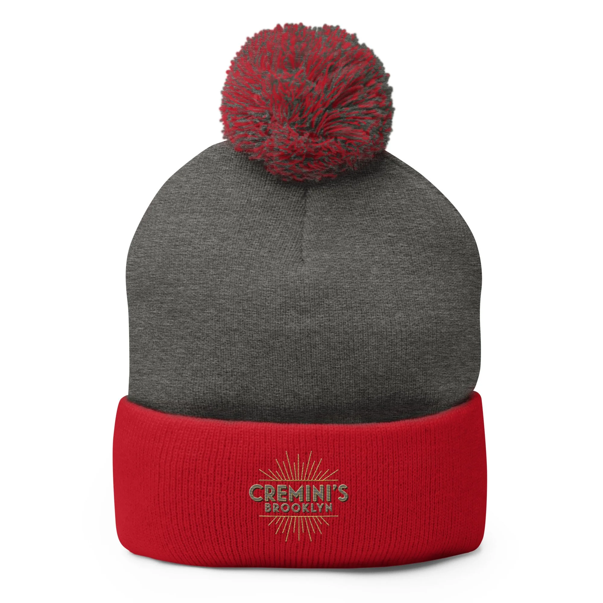 pom-pom-knit-cap-dark-heather-grey-red-front-69e683f5b5159.jpg