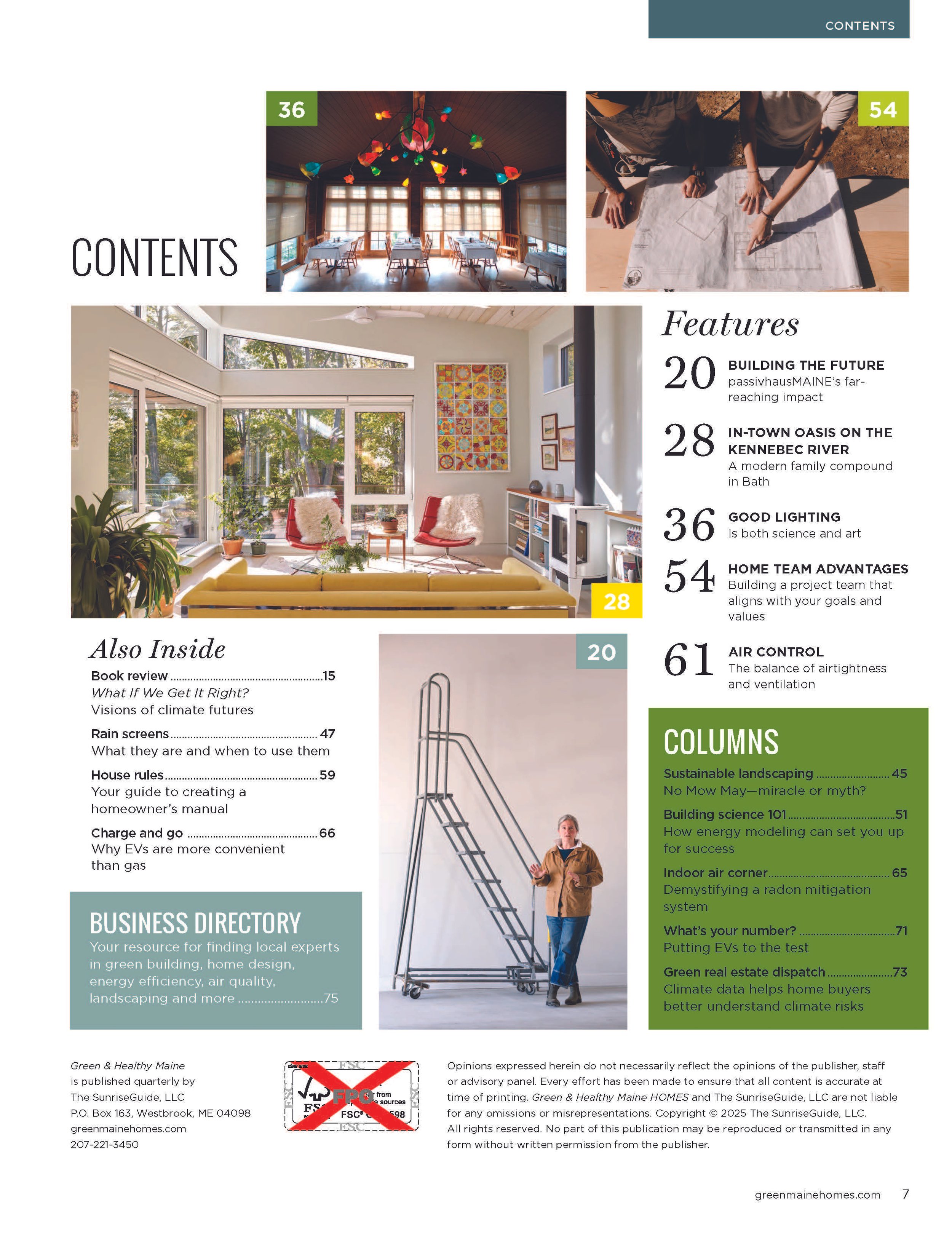 Spring 2025 contents