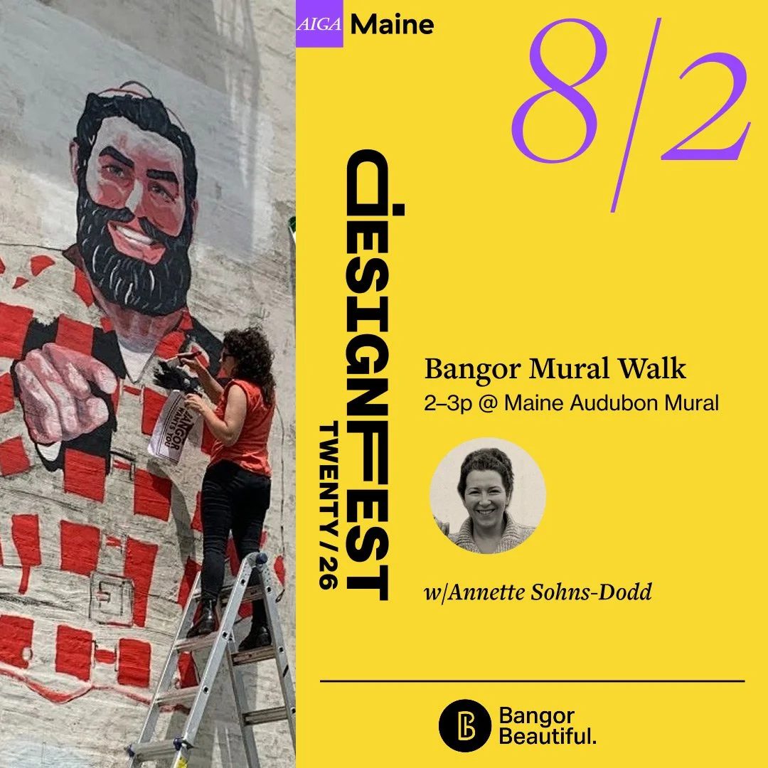 Maine Design Fest ‘26: Bangor Mural Walk