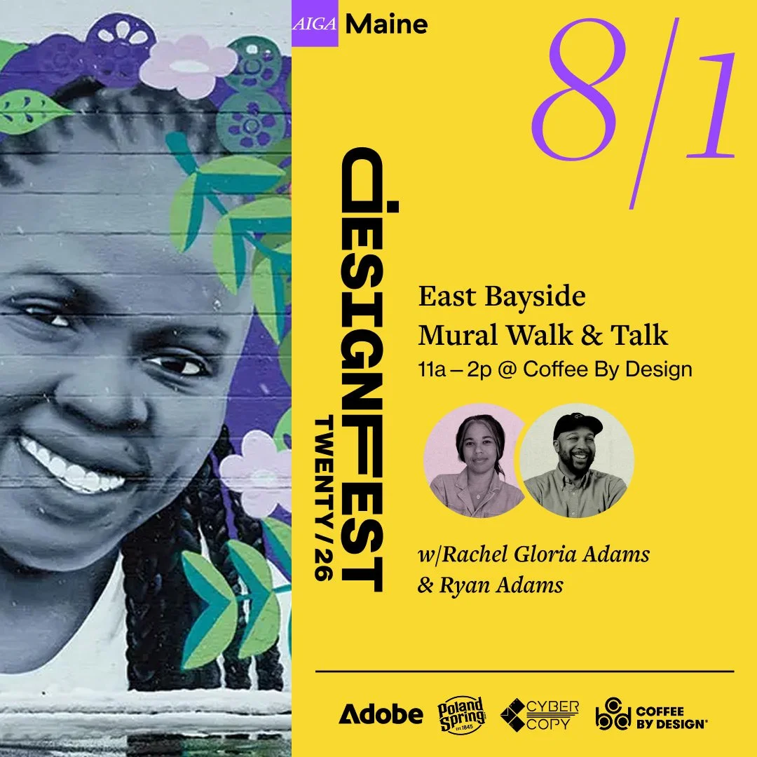 Maine Design Fest ‘26: East Bayside Mural Walk & Talk • AIGA Maine