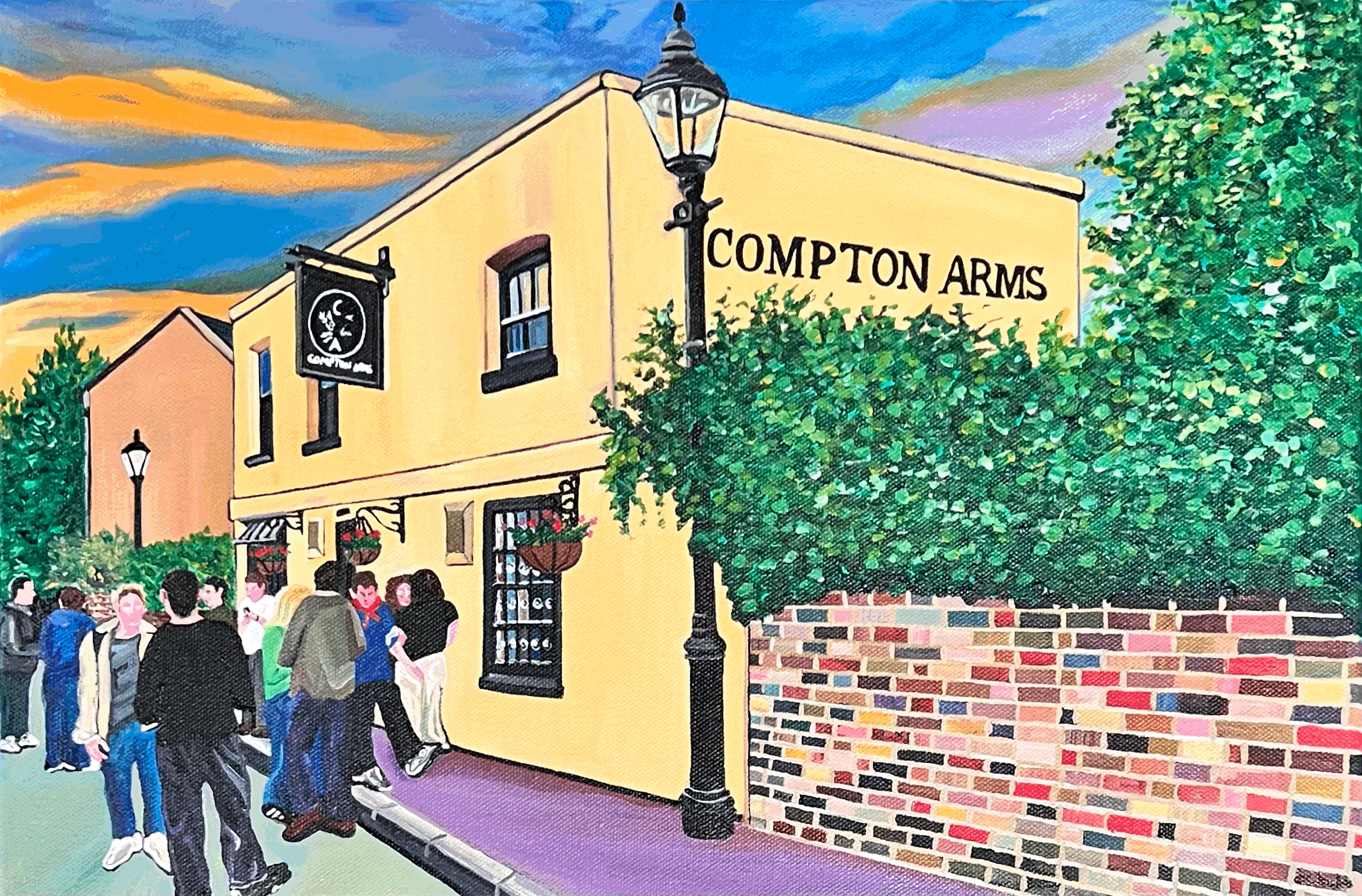 Sunset Over Compton Arms