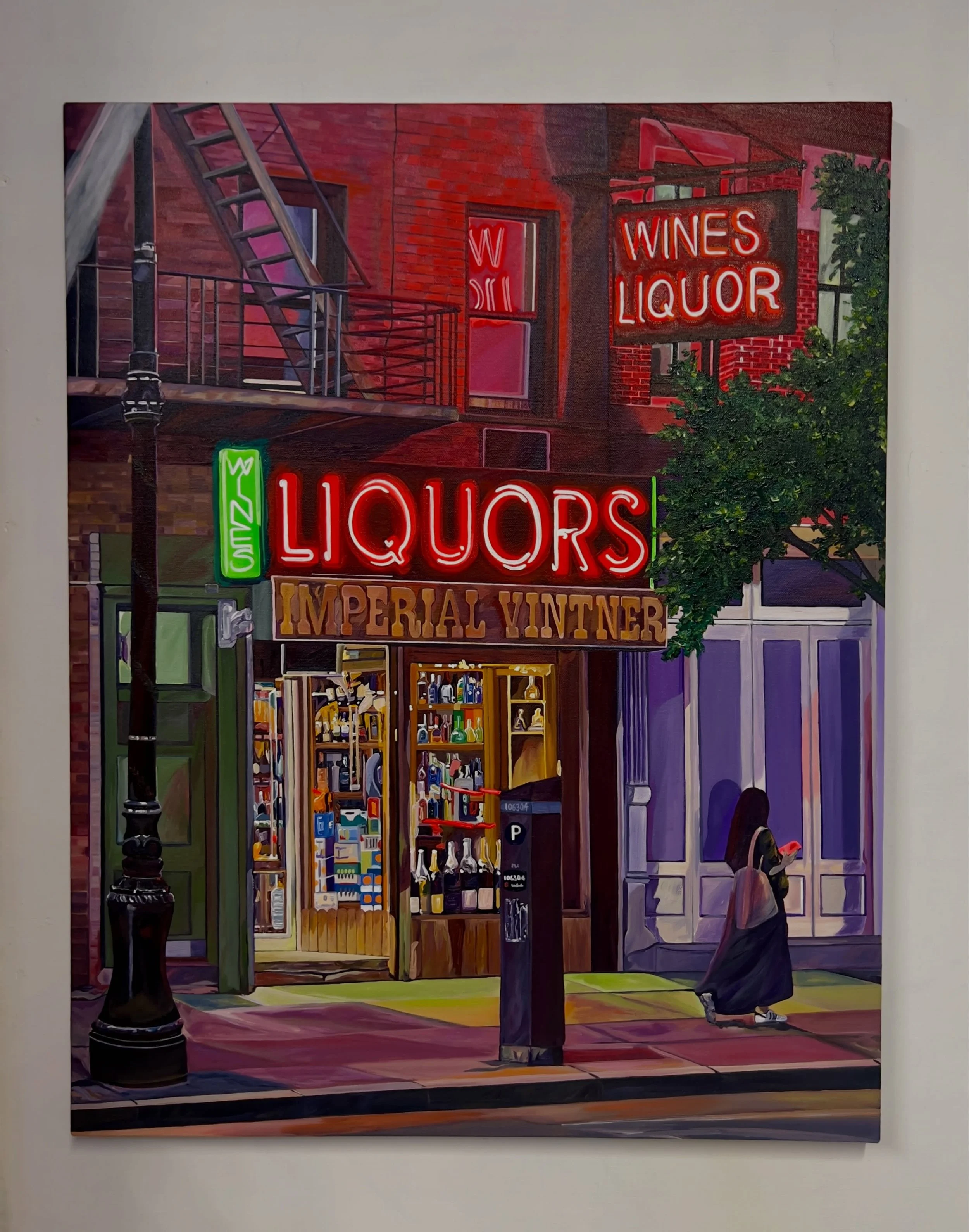 Somewhere on the Way Home 
Acrylic painting on canvas 
60x76cm