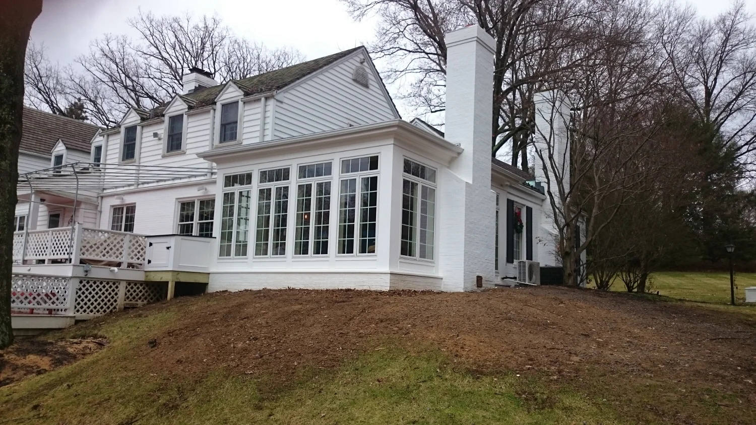  Finished addition before landscape. 