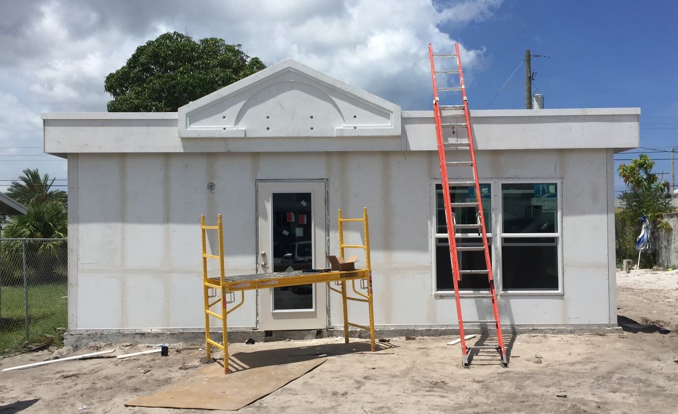 Mesocore Homes_Narrow end to street_3 weeks into build.jpg