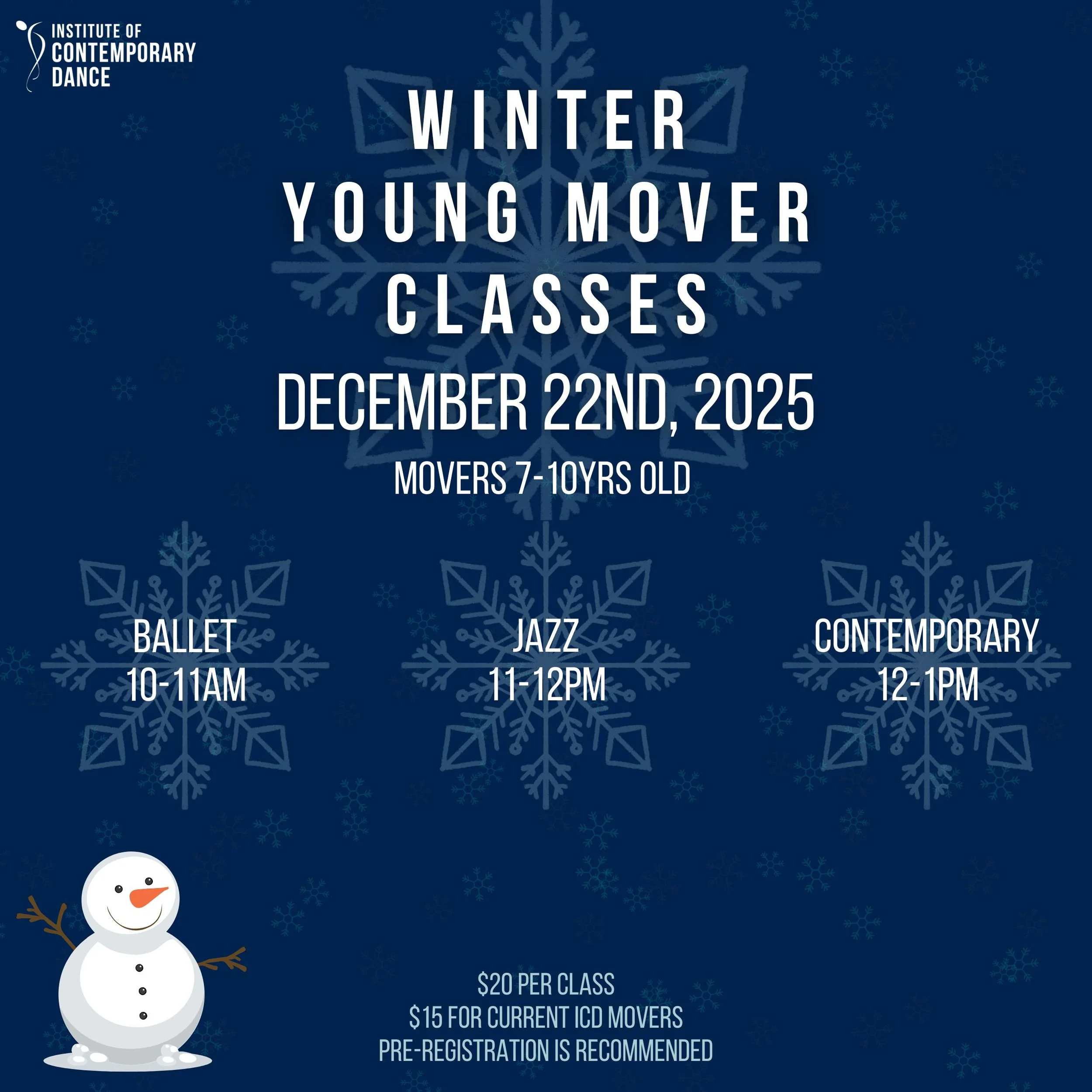 Young Mover Winter Classes