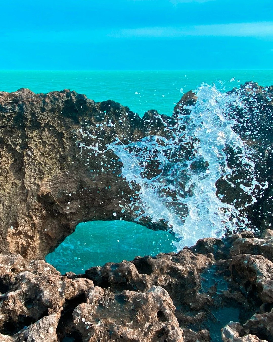 Nature&rsquo;s power show! 🌊 That dramatic blowhole is just one of the wild sights you&rsquo;ll see with us. With private charters along the south &amp; west side, we&rsquo;ll take you to isolated places&mdash;shorelines accessible only by boat. Rea