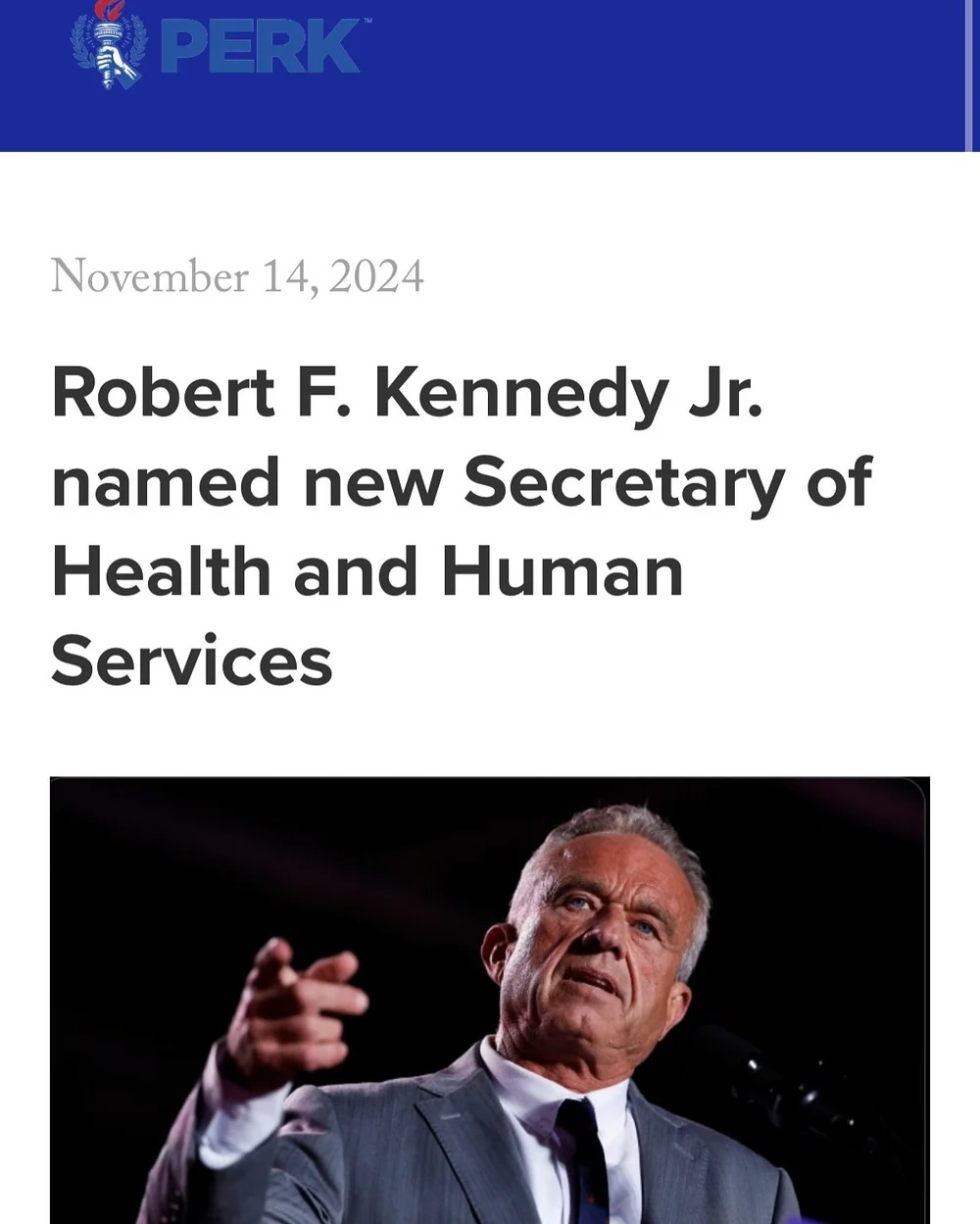 Congratulations to @robertfkennedyjr on his selection as the Secretary of Health and Human Services and @tulsigabbard on their selection as Director of National Intelligence. 

RFK Jr. and MAHA will represent a historic paradigm shift in the realm of
