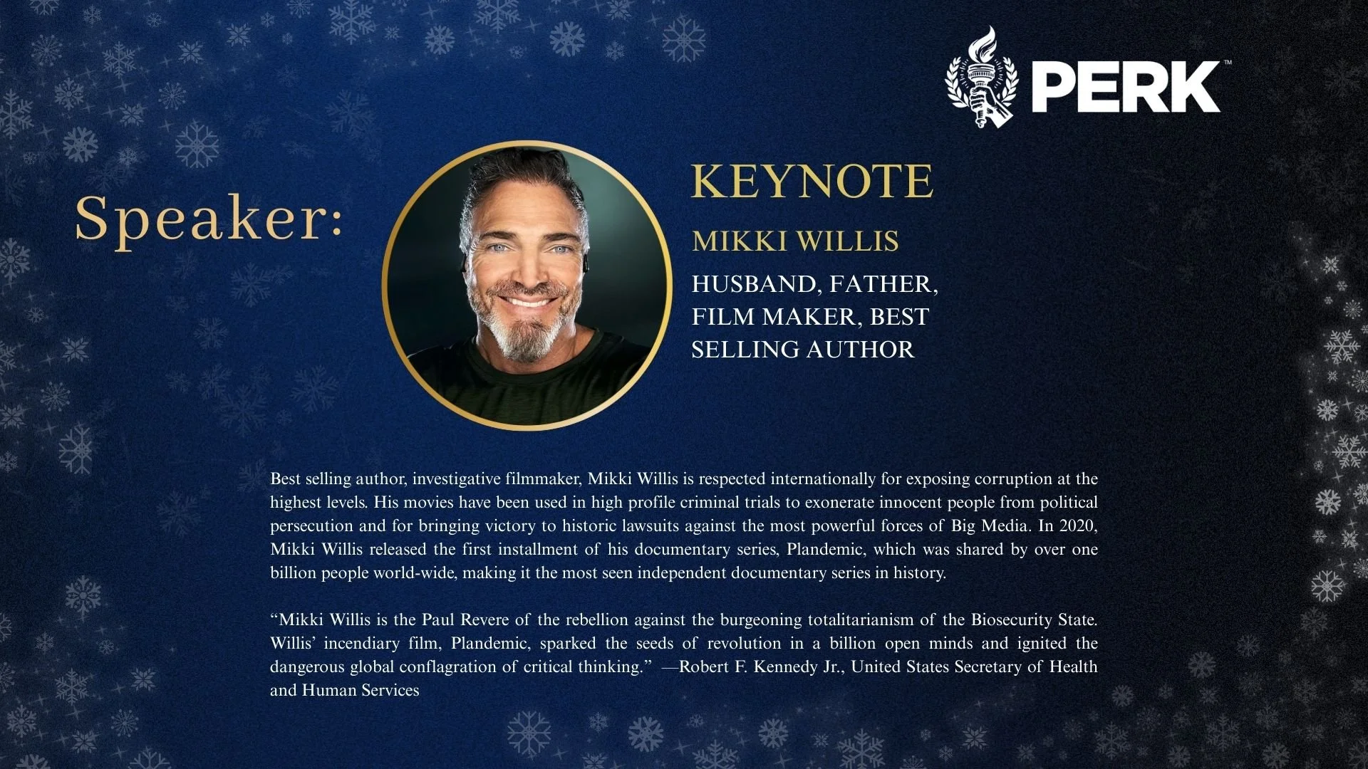 Last Call for PERK’s “Freedom Shines Bright” Holiday Event with Mikki Willis