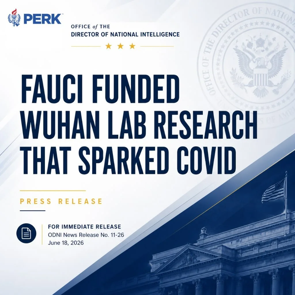 Director of Intelligence, Tulsi Gabbard released a press release before leaving office along with documents regarding Anthony Fauci and his role in funding the Wuhan lab research that sparked Covid. Gabbard also stated there's new evidence #Fauci man