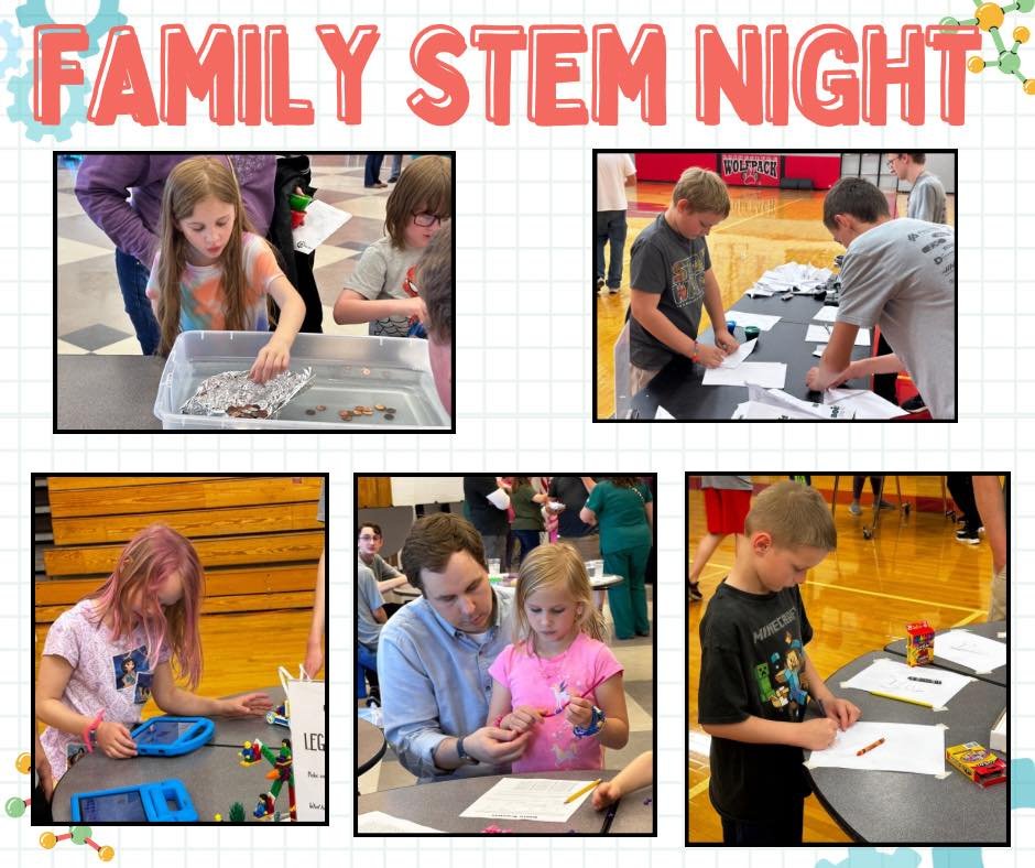Our annual Family STEM Night was a great success this year!! We had many different new and old stations and got to show off and demonstrate our amazing high school robot High Voltage!!