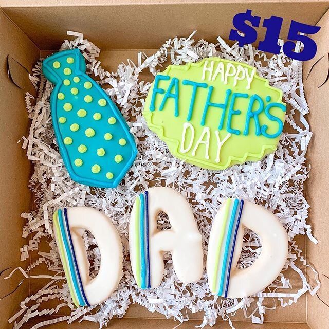 Father&rsquo;s Day is coming up soon and we have these special cookie boxes available to order! Pick up will be on Friday June 19th, give us a call at 601-278-0635 to place your order today!