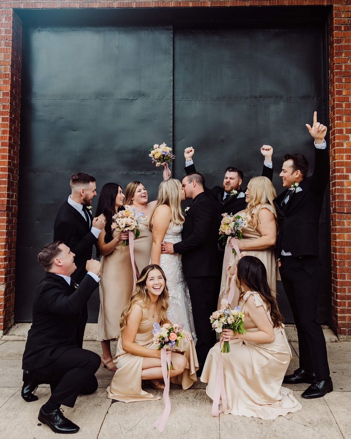 Nothing like being surrounded by your nearest and dearest on your wedding day!

Photography @wendycarrphotography 
Coordination @thepennyslo 
Florals @bloomsofsantabarbara 

#downtownslo #bridalparty #thepennyslo #sanluisobispoweddings #sanluisobidpo