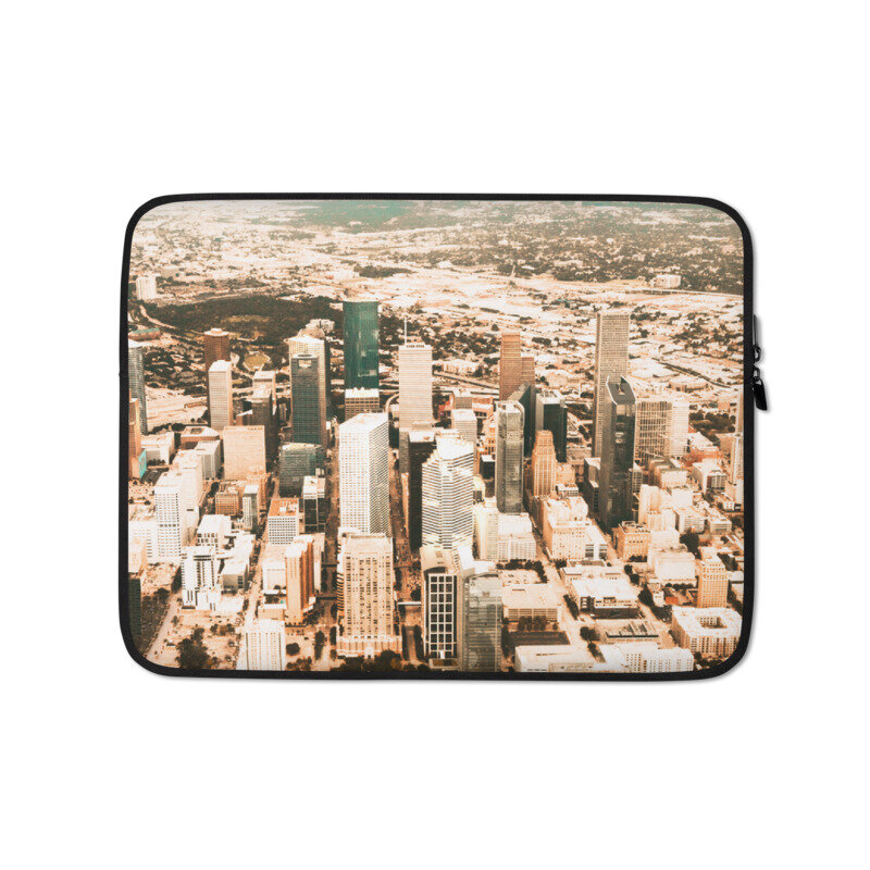 Houston Aerial Laptop Sleeve