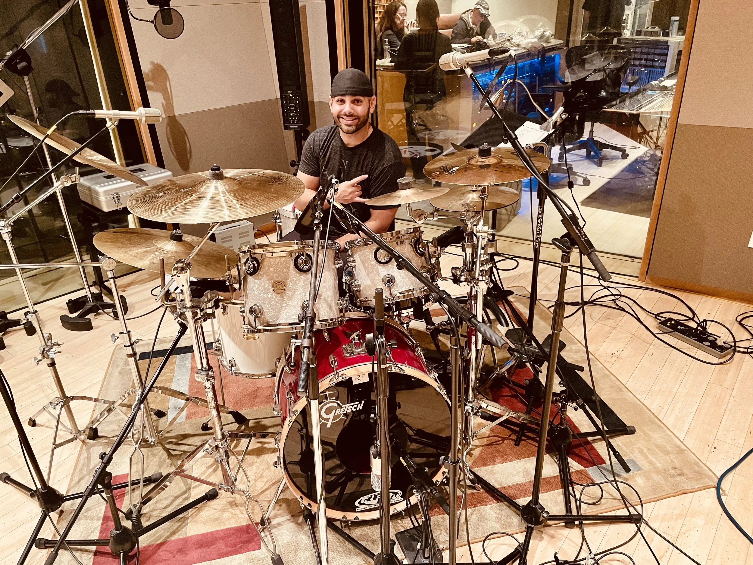 ALEJANDRO AT WIRE ROAD STUDIOS_DIE ANOTHER DAY DRUM SESSIONS.jpg