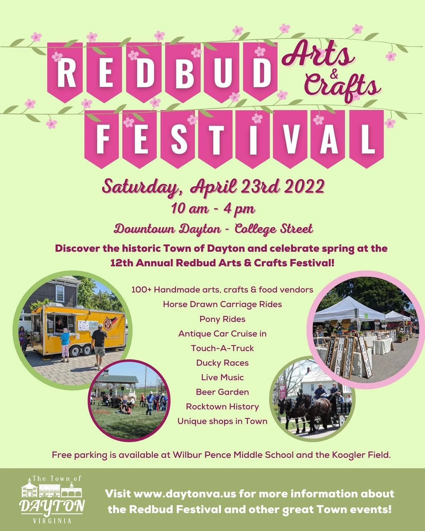 Todays the day! 
Come see us at the Redbud Festival in Dayton Virginia. 
There will be a variety of vendors, activities, entertainment, and food to enjoy! 
If you&rsquo;re in the area we would love to see you! #e3kids
