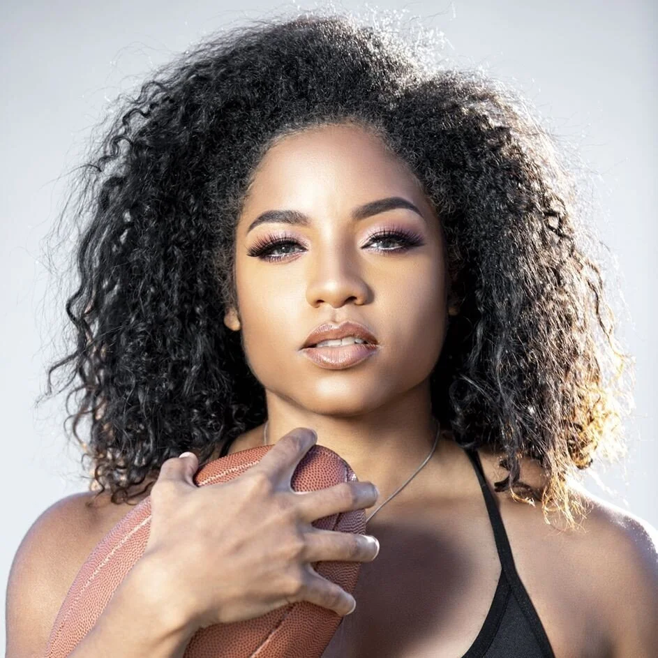 Santia Deck is the face of the women's tackle football playing for the LA Fames