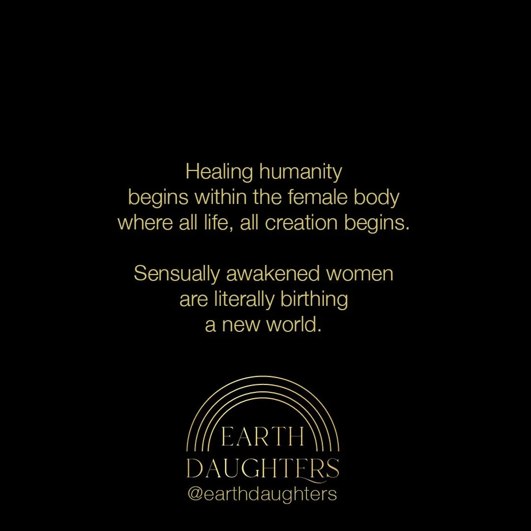 ⁠During this undoubtedly transformational time in our world, we as women are creating a new template for what it means to live in sacred reciprocity with our Mother Earth, through the re-union of our divinity and our humanity... within our sensual bo