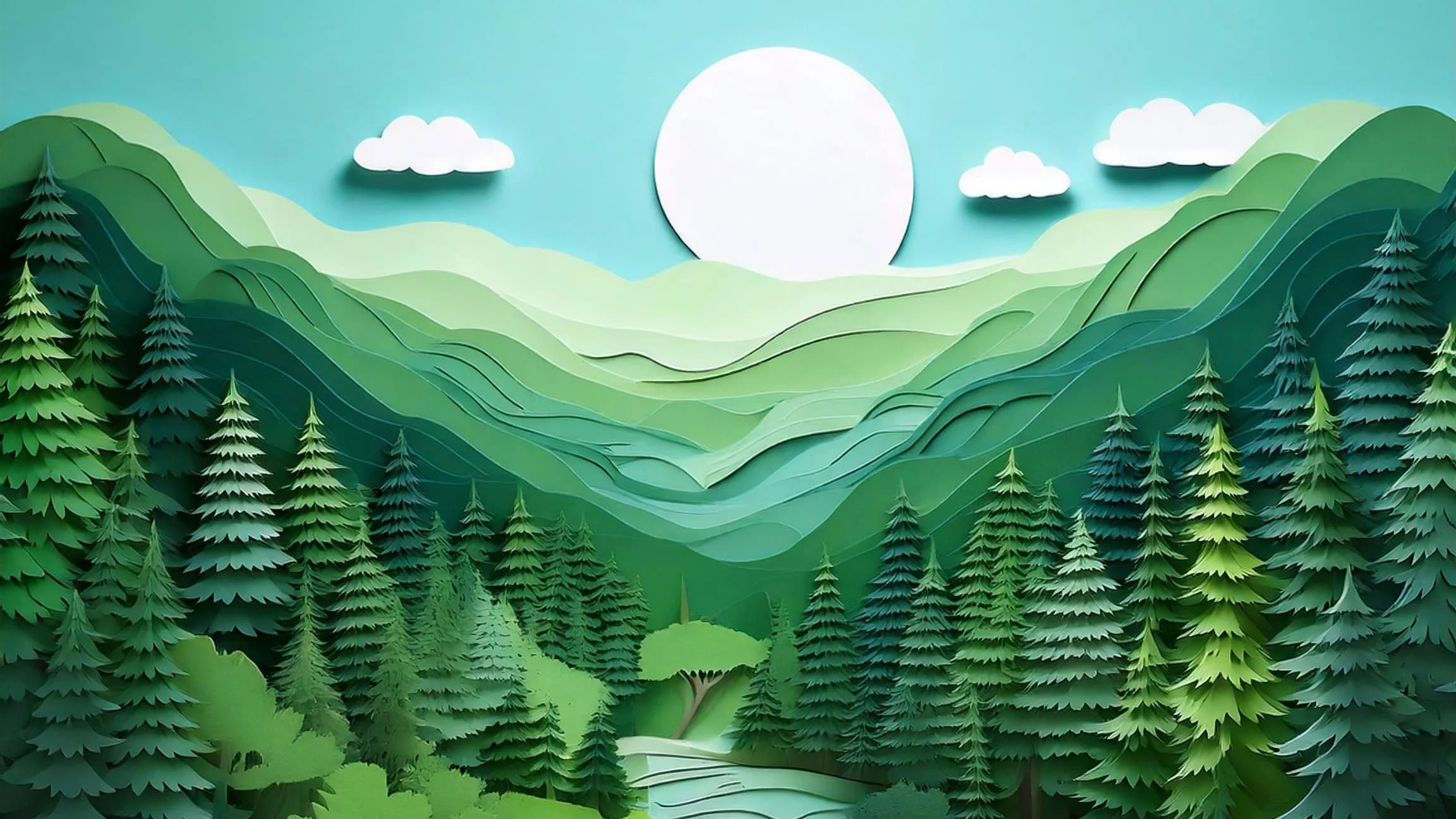 Illustration - paysage (plaine)